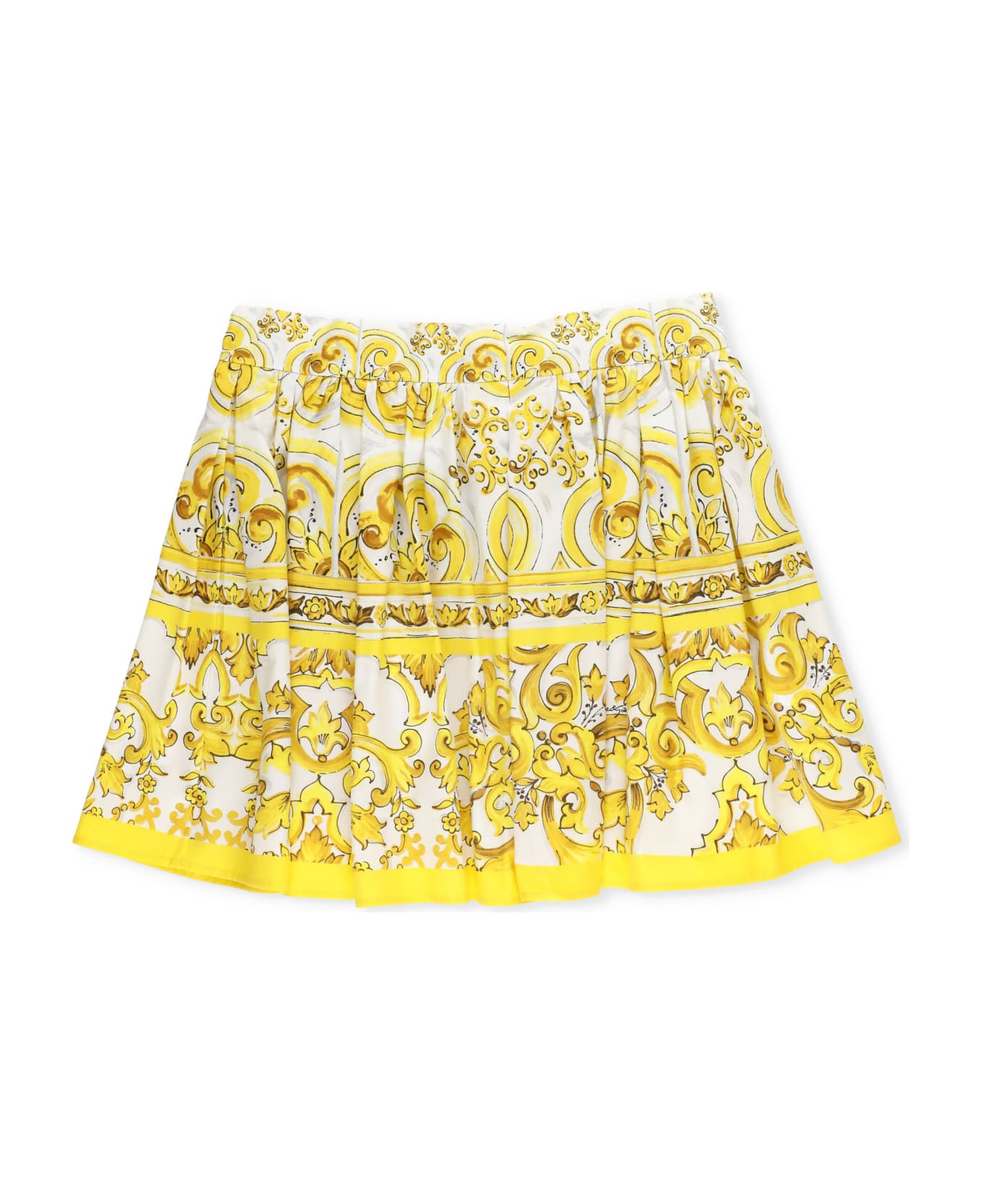 Dolce & Gabbana Cotton Skirt - Yellow