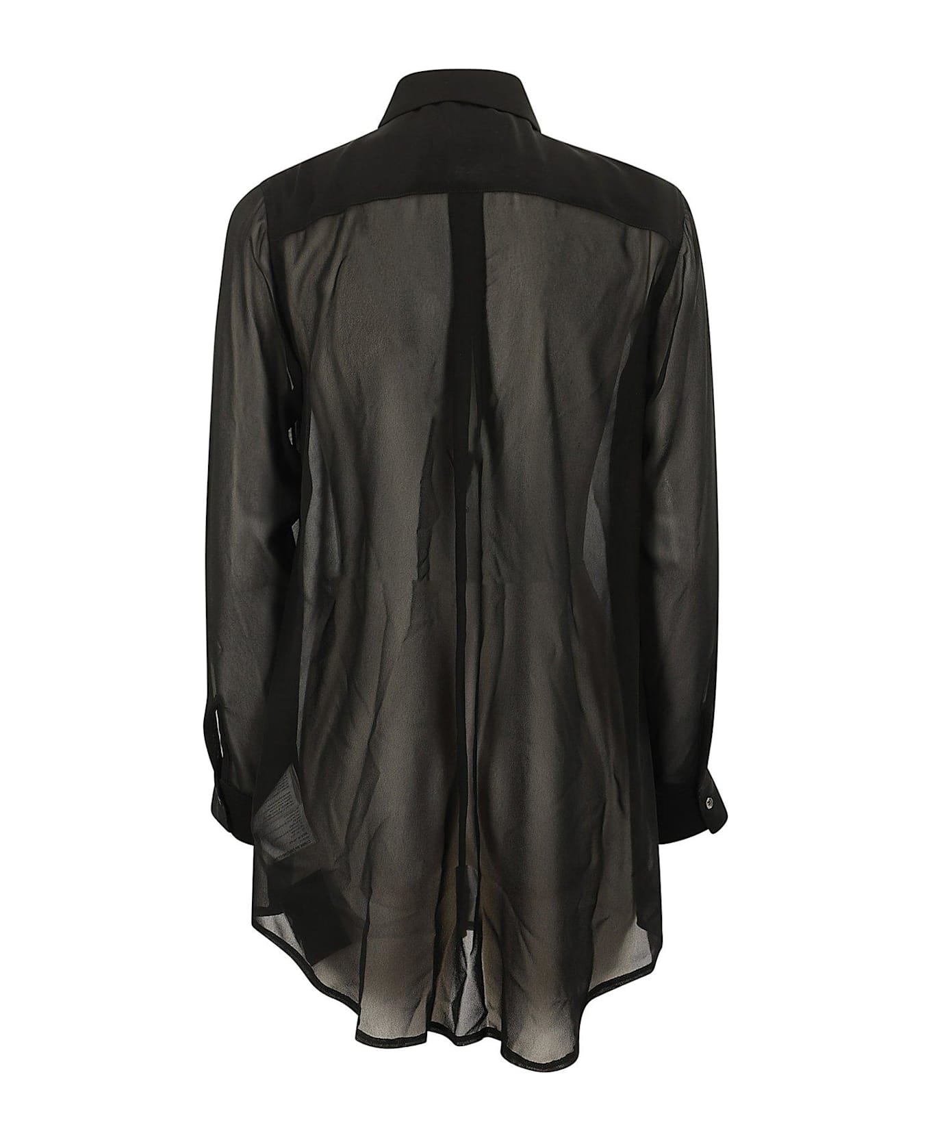 Comme Des Garçons Homme Plus Ruffled Crepe Shirt - White