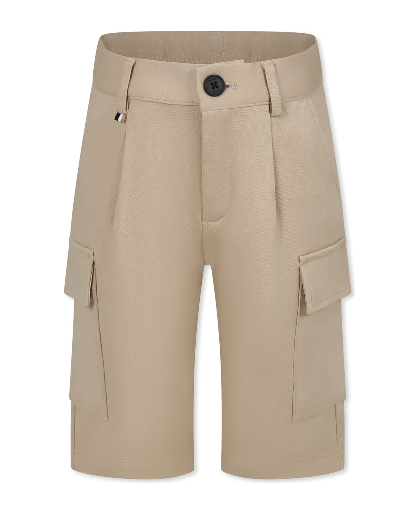 Hugo Boss Beige Shorts For Boy - Beige