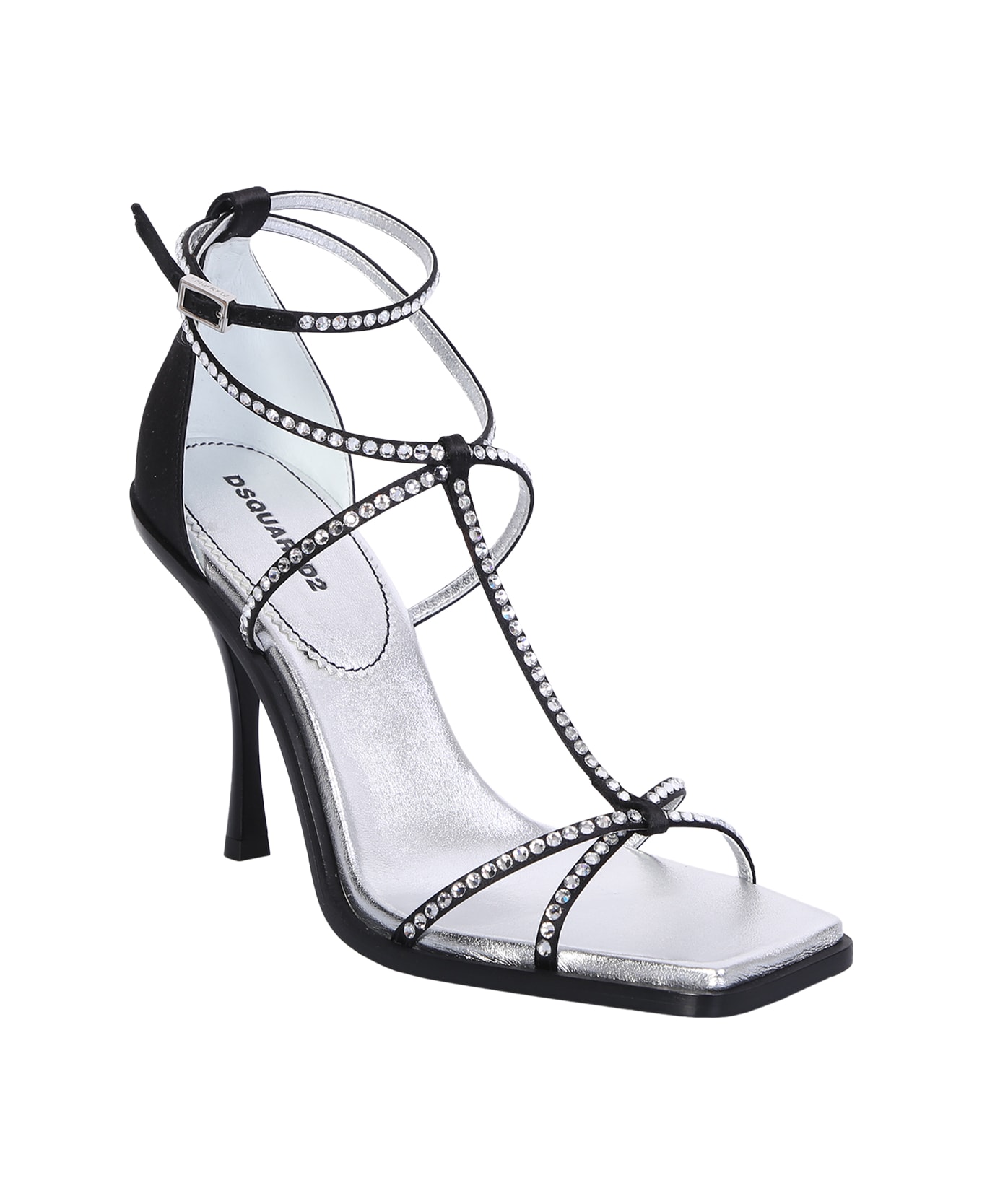 Dsquared2 Ankle Strap Sandals - Black サンダル