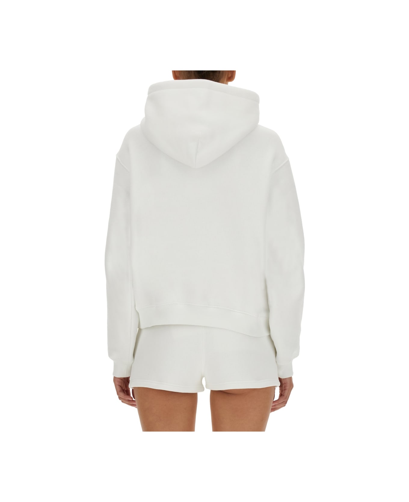 T by Alexander Wang Essential Sweatshirt - WHITE