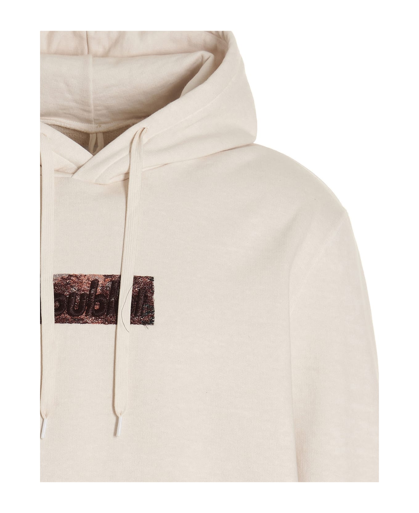 doublet 'polyurethane Embroidery' Hoodie - White
