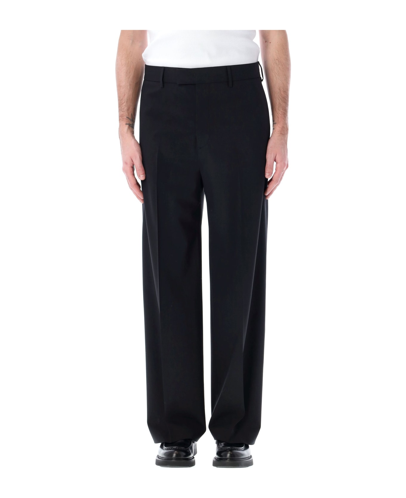 MSGM Tailored Trousers - BLACK ボトムス