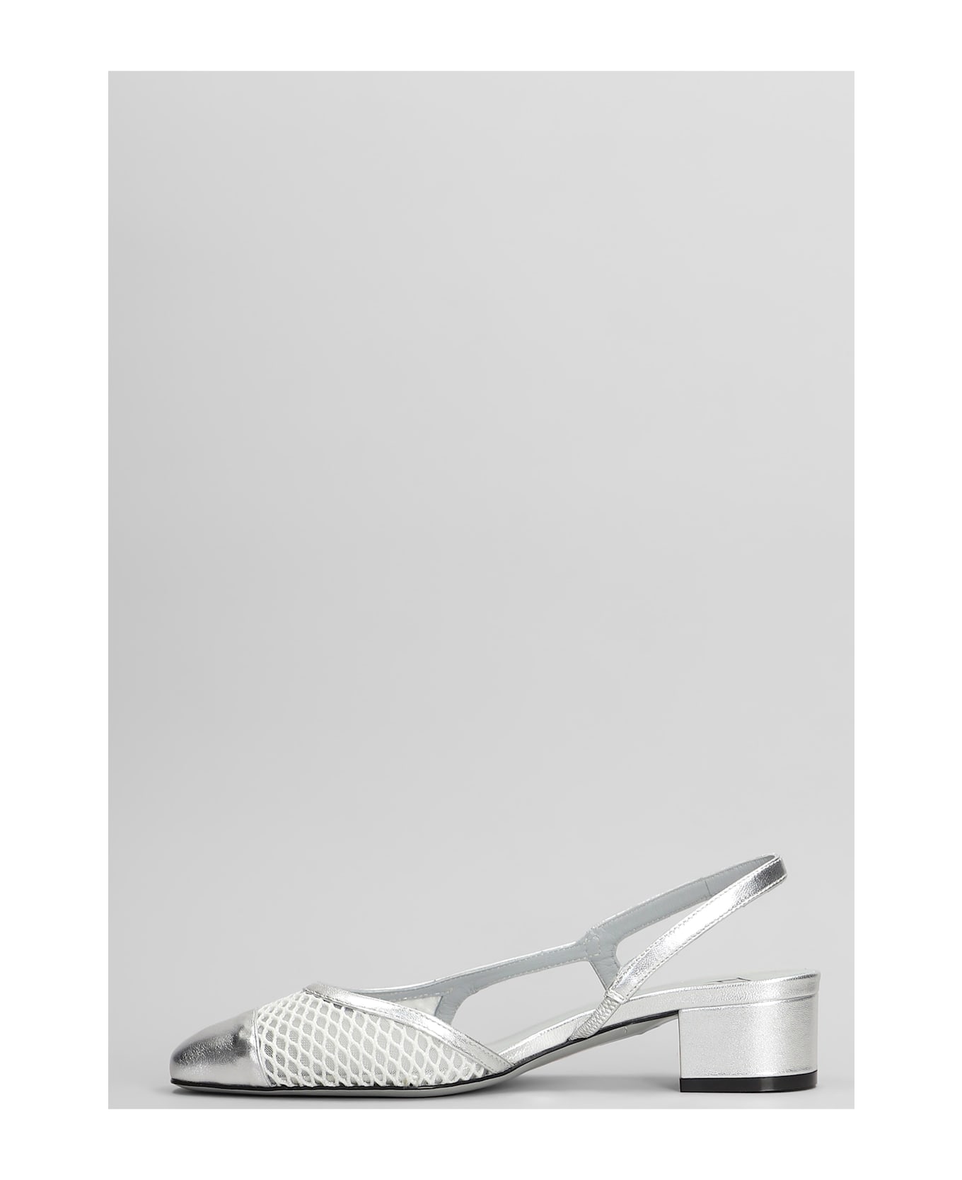 Roberto Festa Ninfa Pumps In Silver Leather - silver