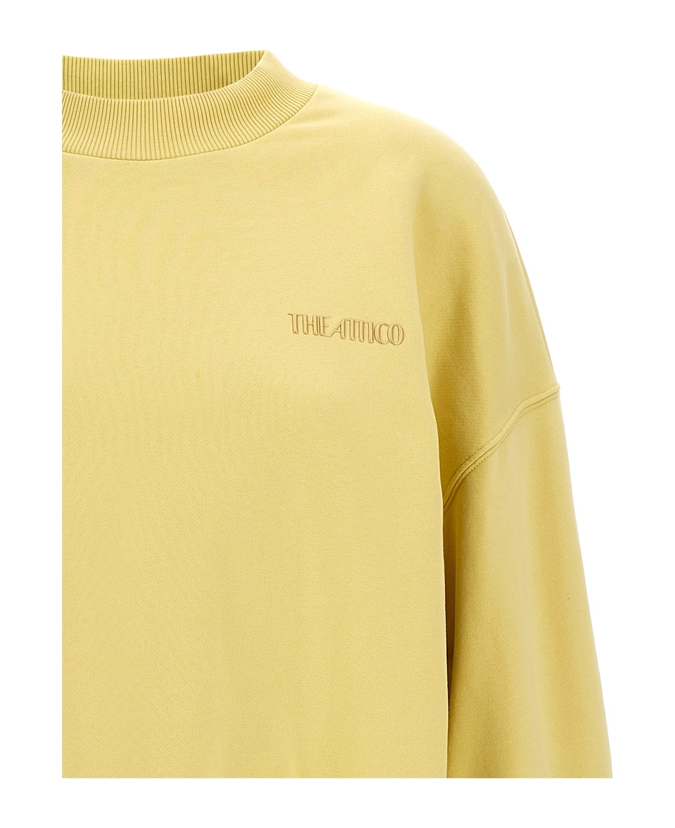 The Attico Logo Sweatshirt - Yellow