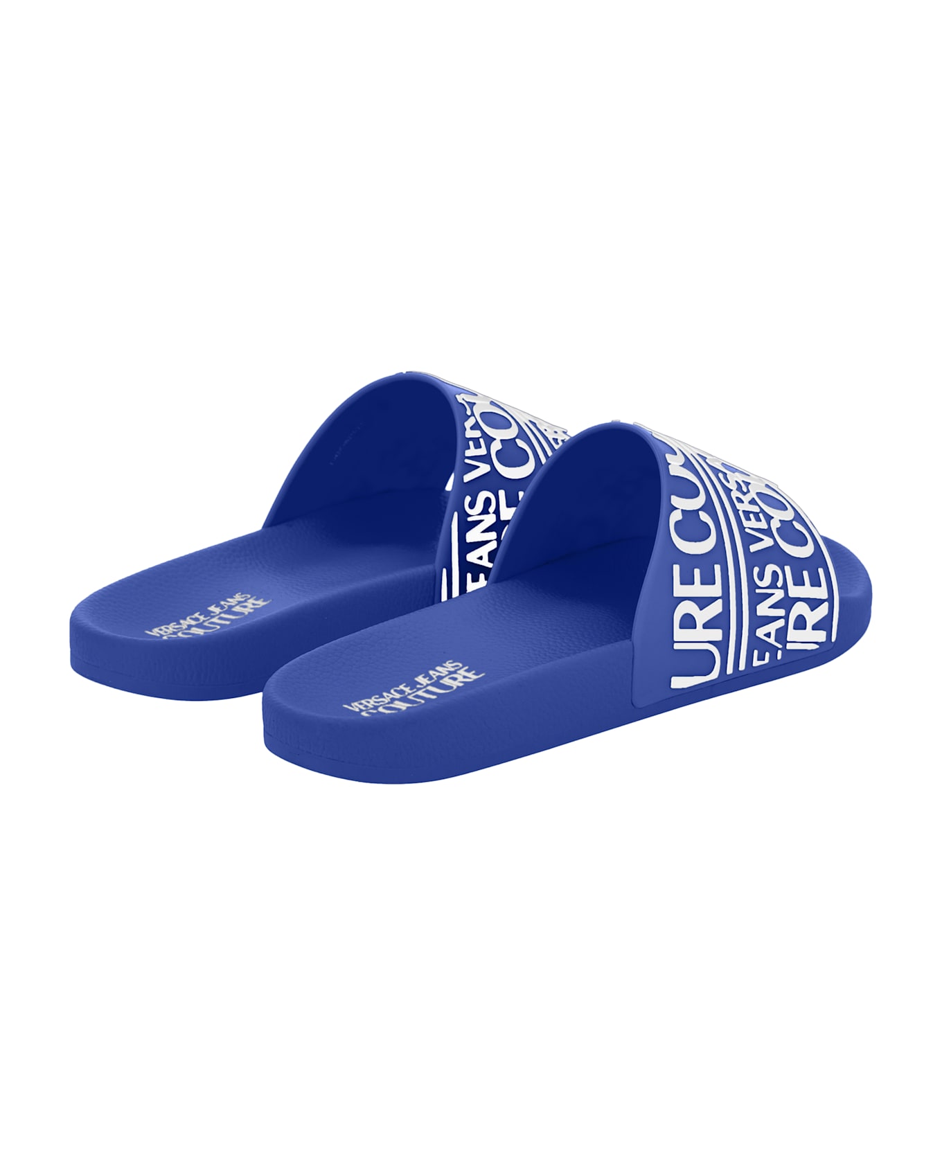 Versace Jeans Couture Pool Slides - Blue