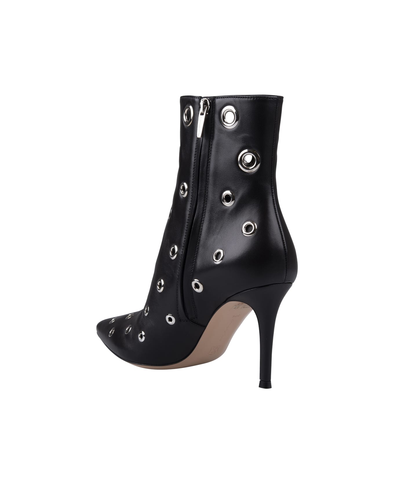 Gianvito Rossi Lydia Bootie 85 Ankle Boots In Black - Black