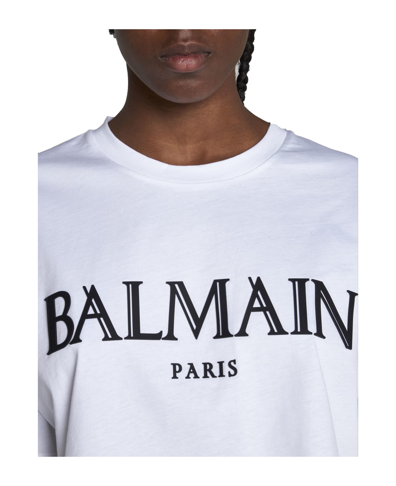 Balmain T-Shirt - Blanc noir