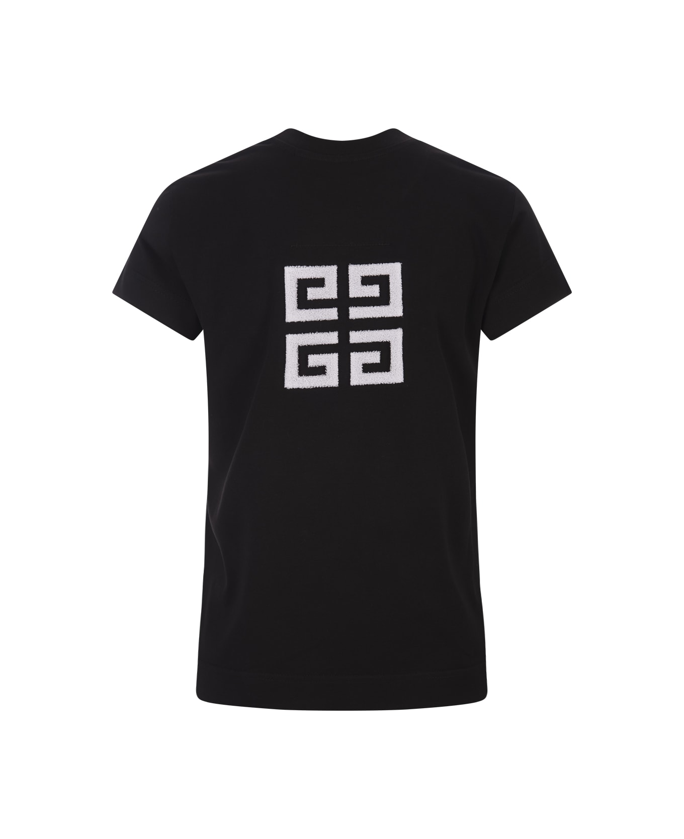 Givenchy 4g Slim T-shirt In Black Cotton - Black