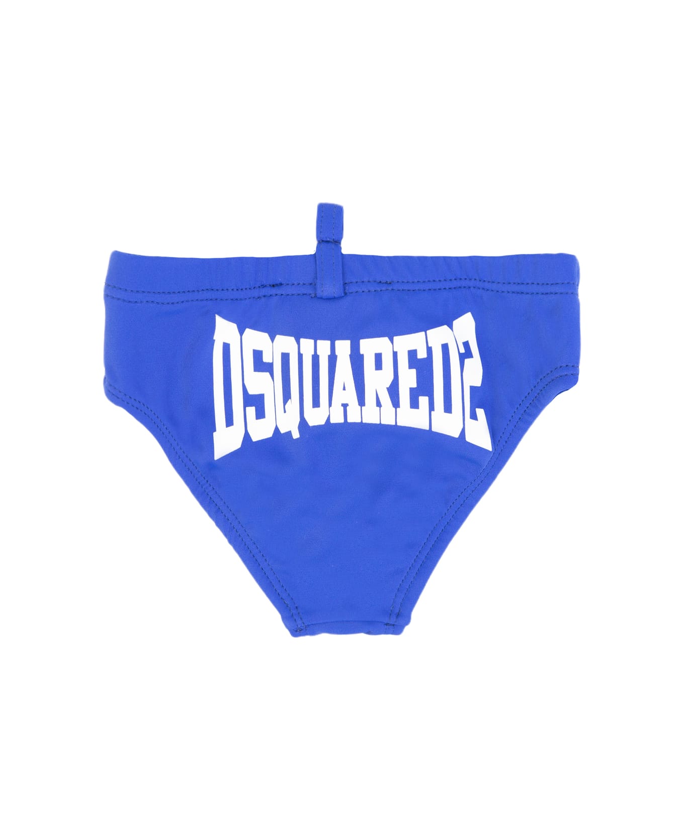 Dsquared2 Logo Printed Lycra Swim Briefs - Blue