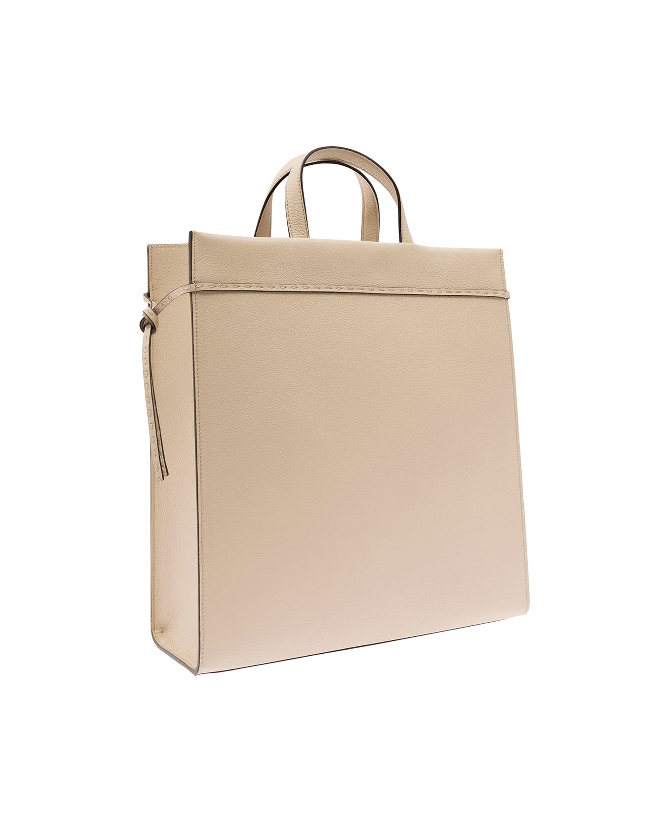 Fendi Ivory Medium Go To Shopper Shopping Bag - F0MU3