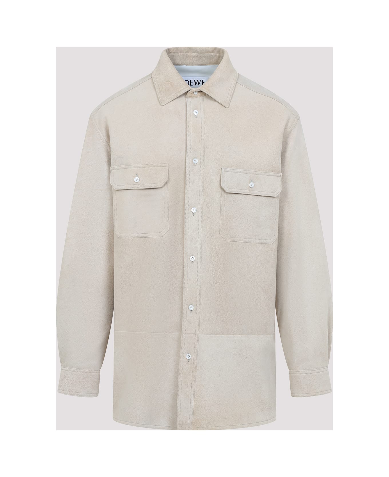 Loewe Lamb Leather Shirt - White