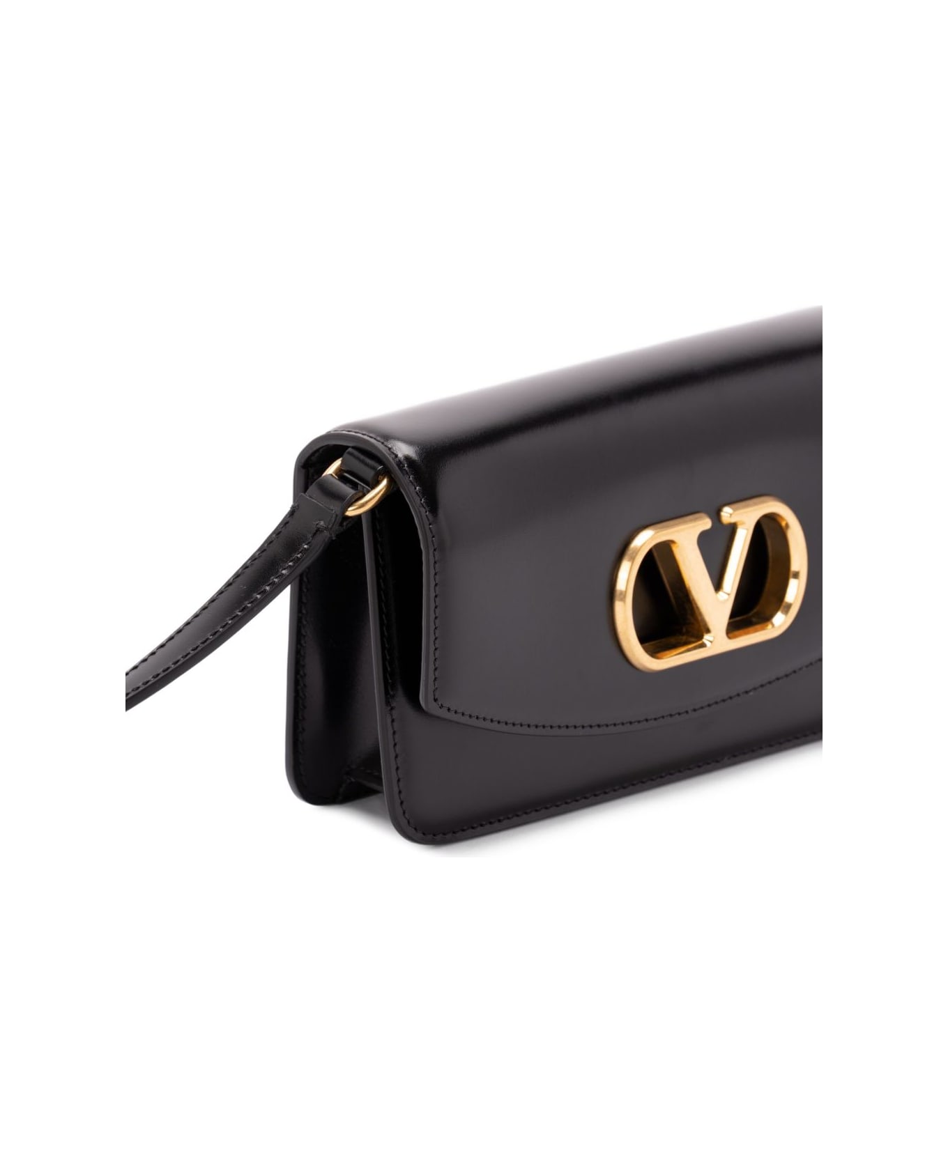 Valentino Garavani Vlogo Signature Shoulder Bag - Black