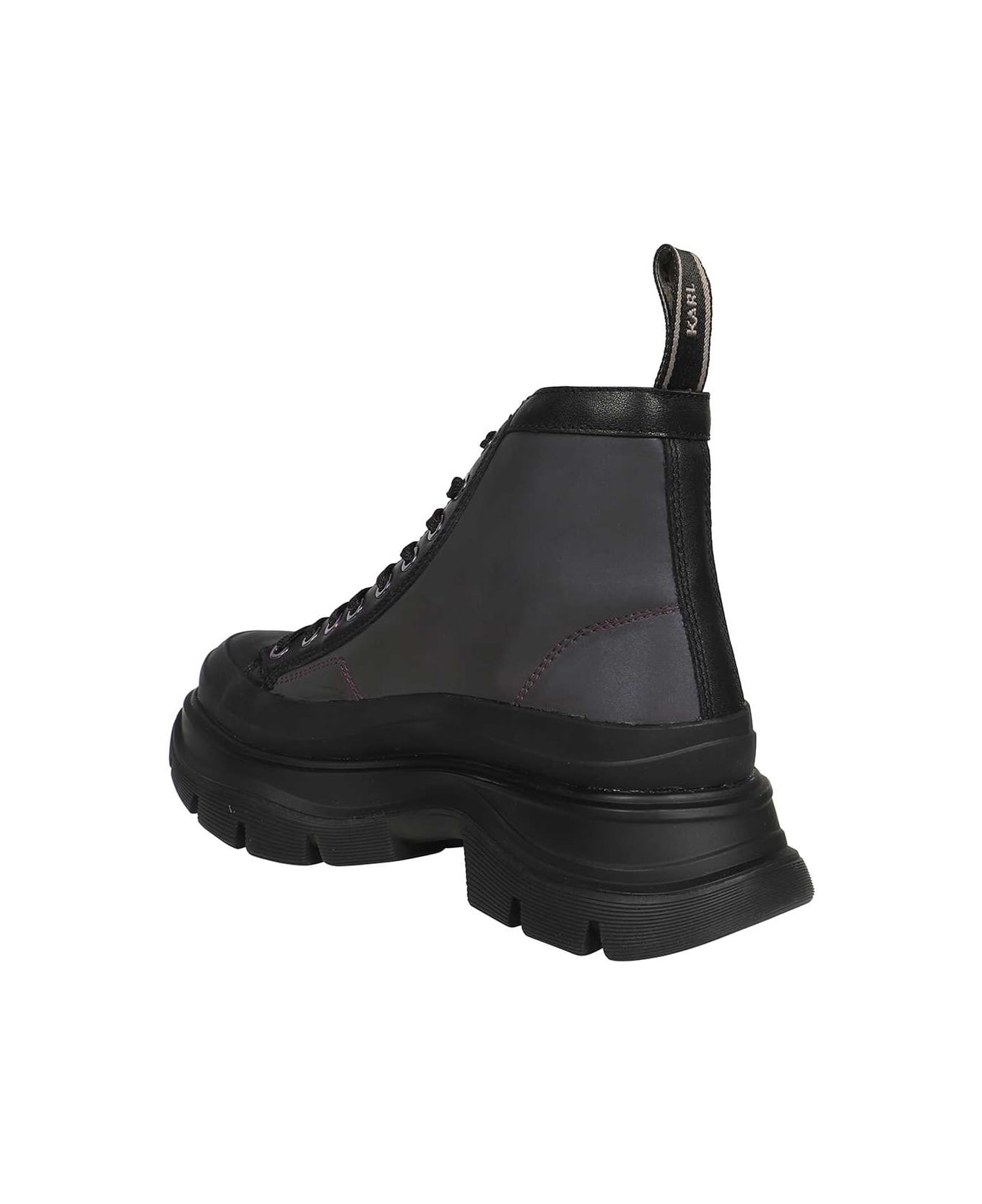 Karl Lagerfeld Lace-up Ankle Boots - black