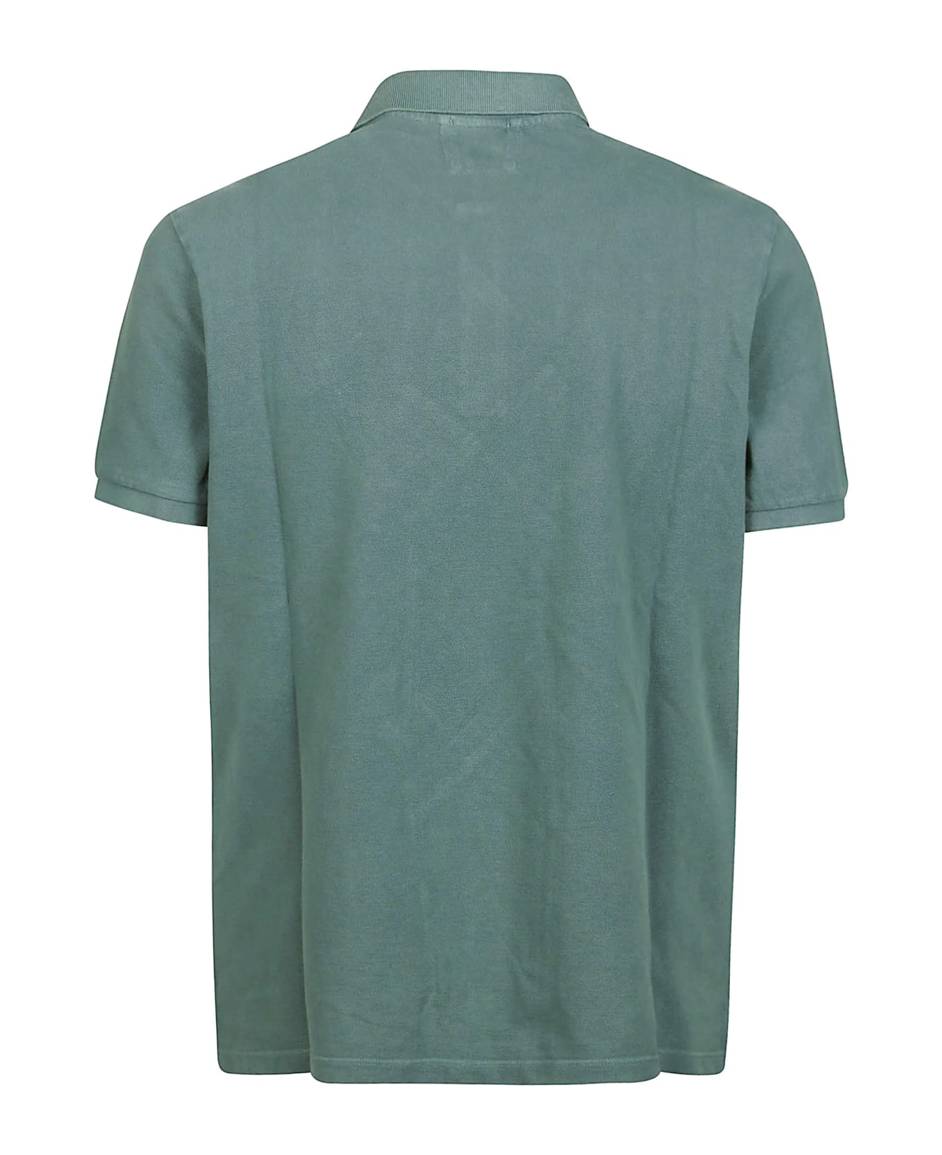 C.P. Company 24/1 Piquet Resist Dyed Short Sleeve Polo Shirt - Duck Green
