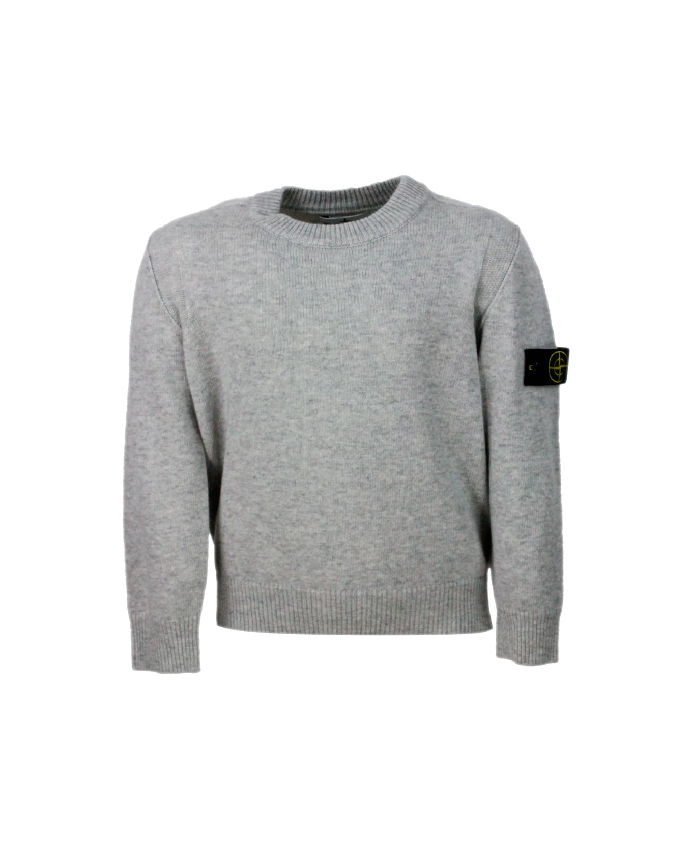 Stone Island Sweater - Melange grey