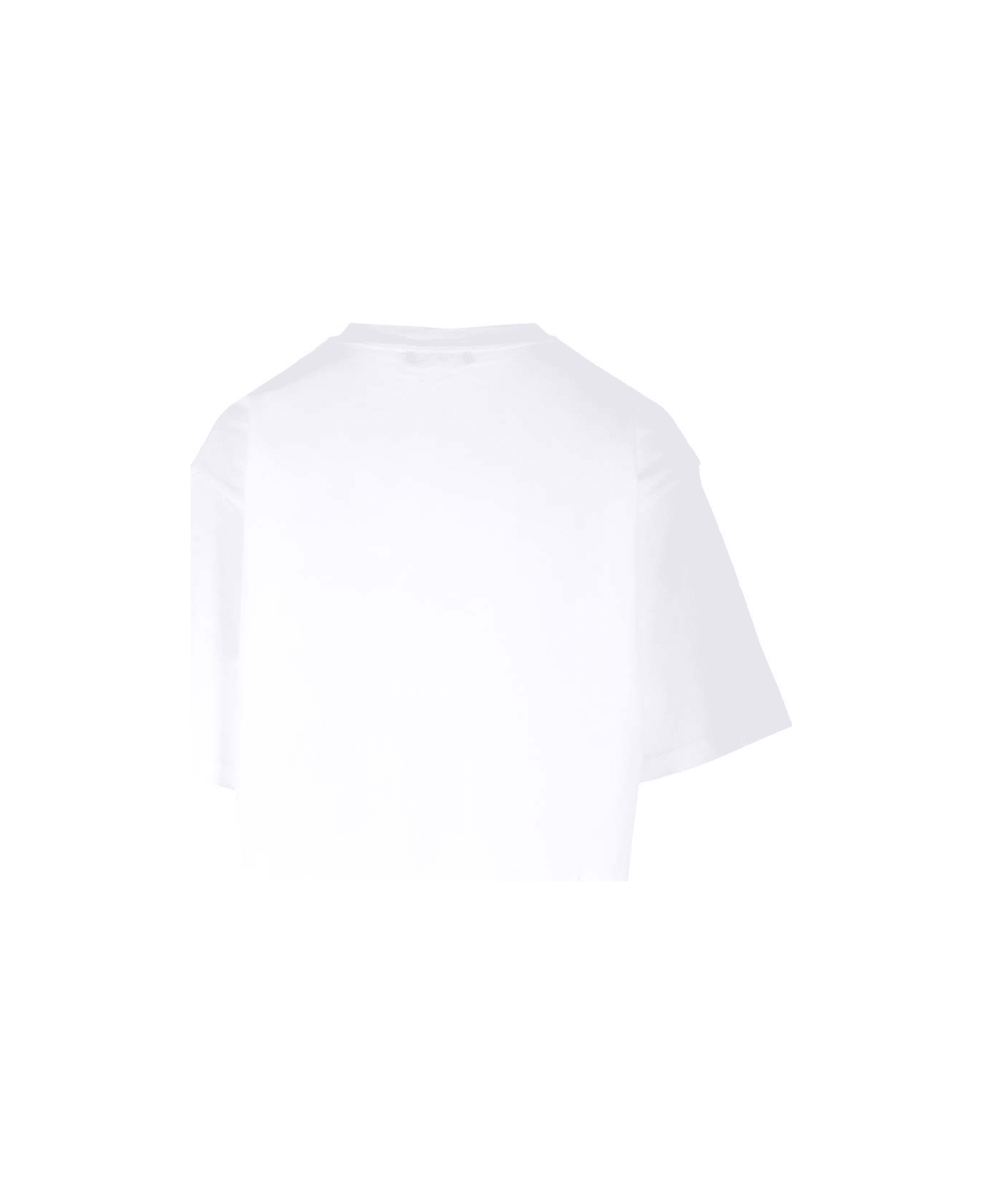 Balmain T-shirt With Iconic Balmain Embroidery - White