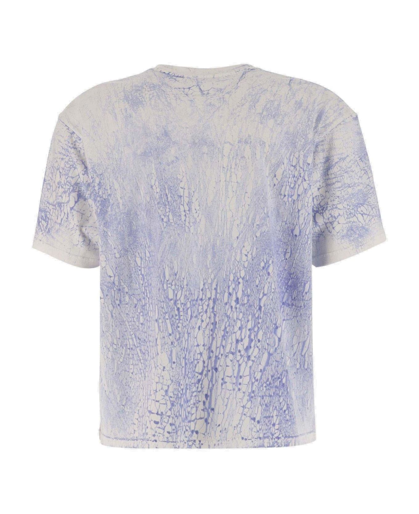 Acne Studios Plaster Print T-shirt - Blu sbiadito