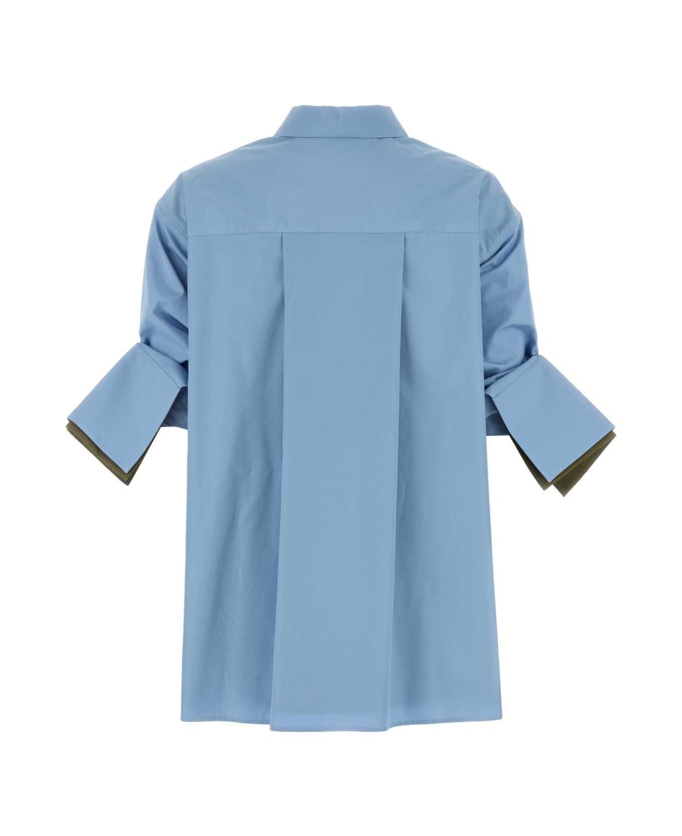 Loewe Light-blue Oxford Shirt - ASHBLUE