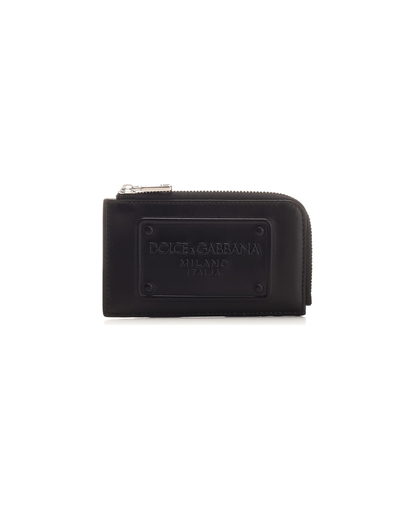 Dolce & Gabbana Zipped Card Holder - Black