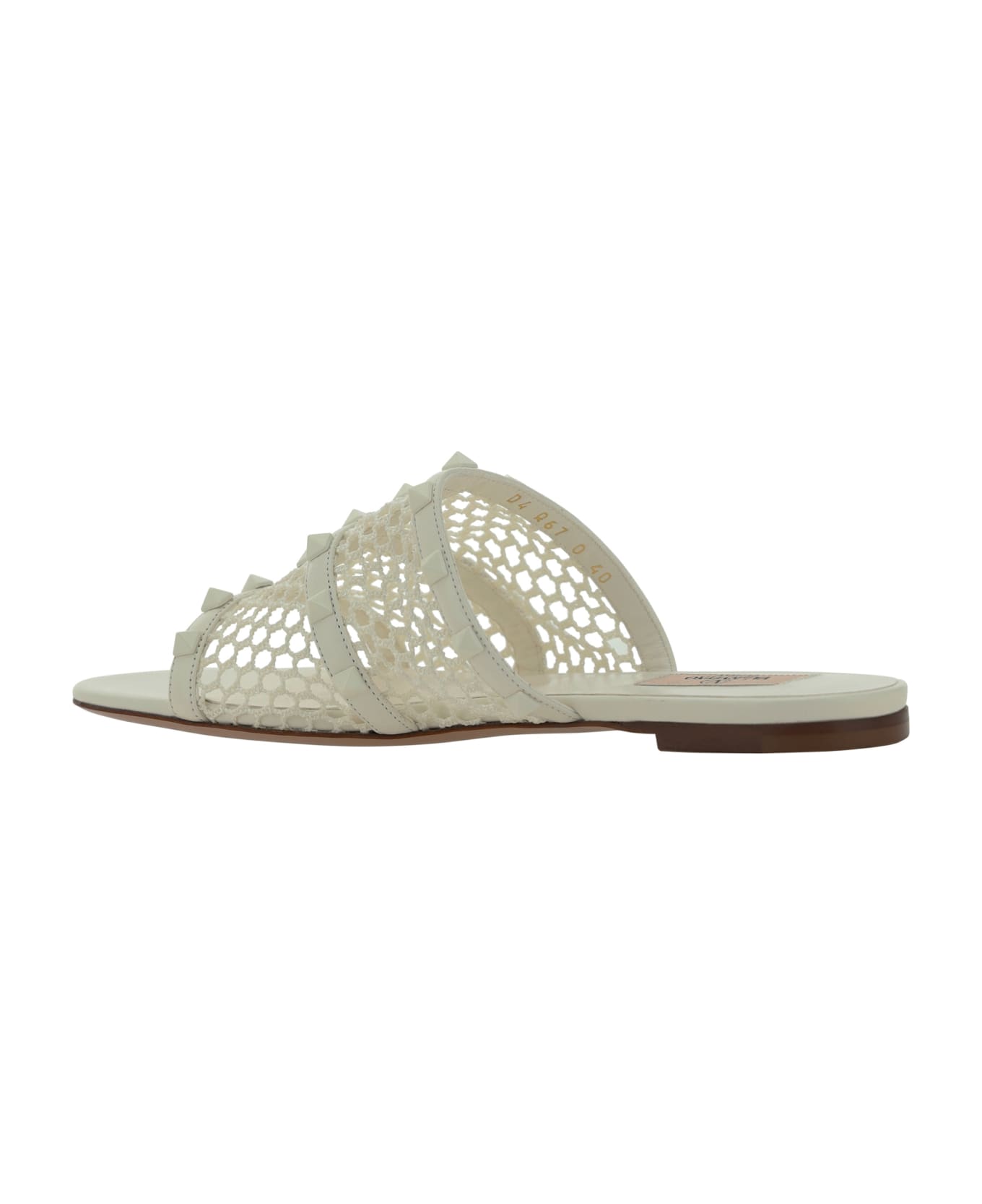 Valentino Garavani Rockstud Sandals - Ivory