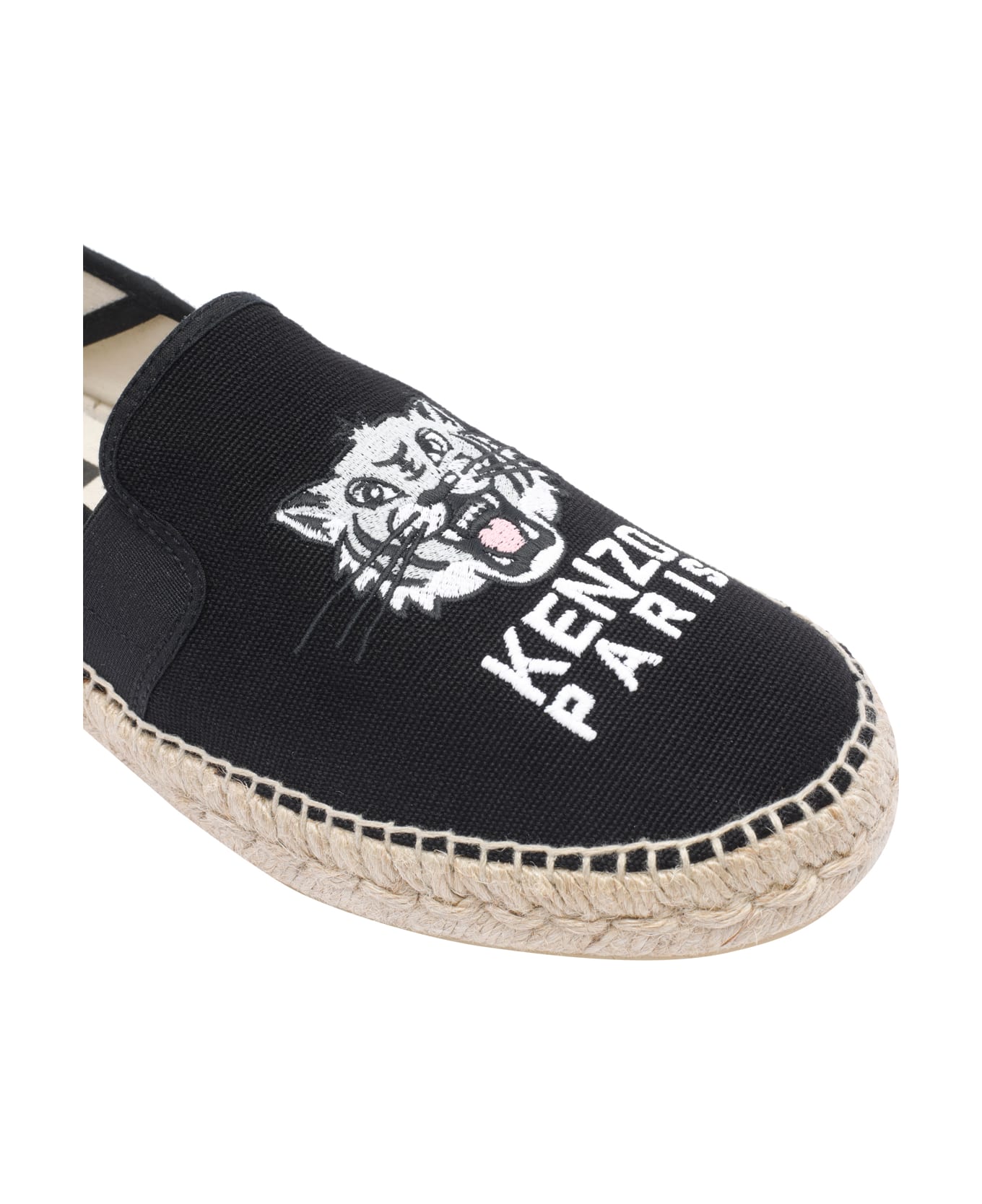 Kenzo Lucky Tiger Espadrilles - BLACK