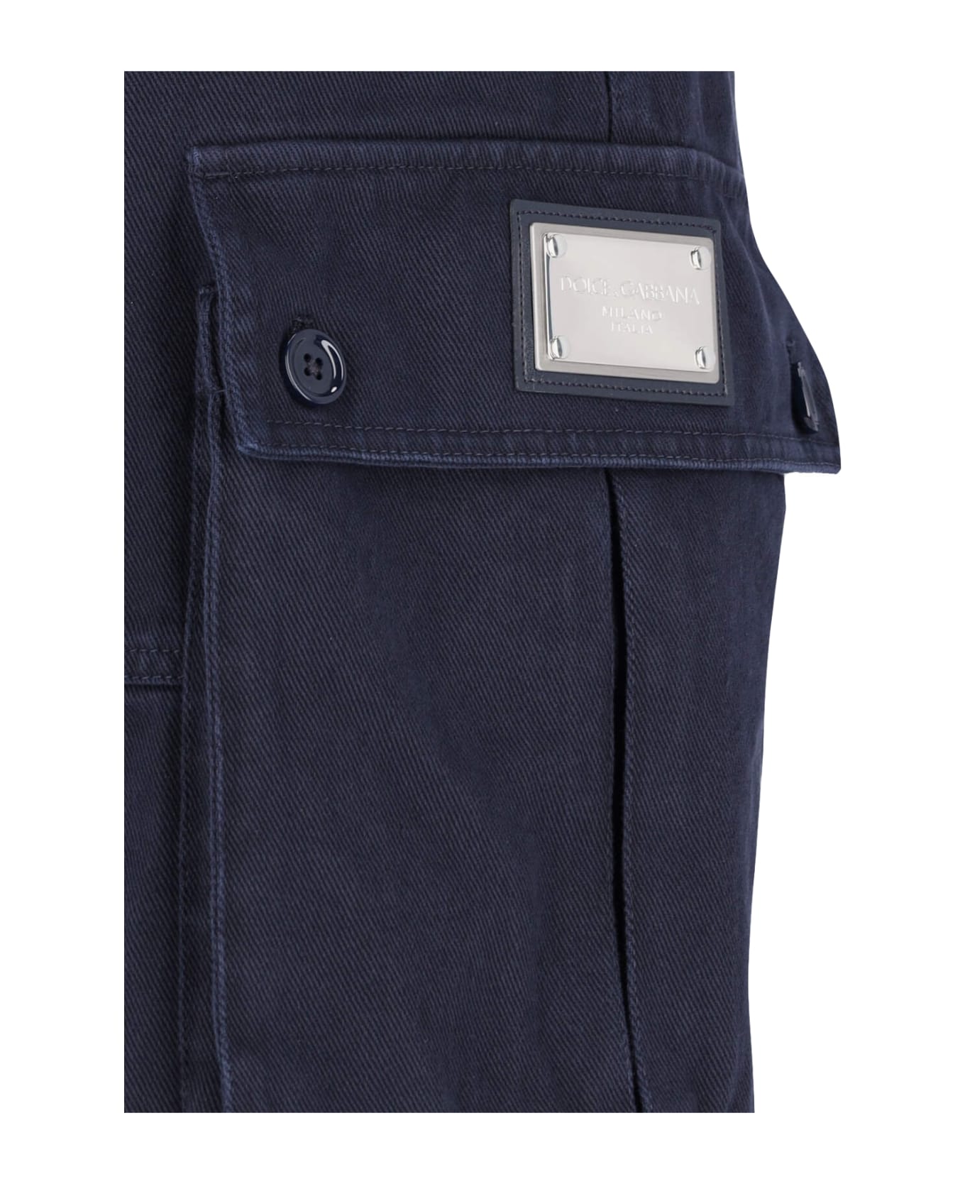 Dolce zipped & Gabbana Cargo Bermuda Shorts - Blue