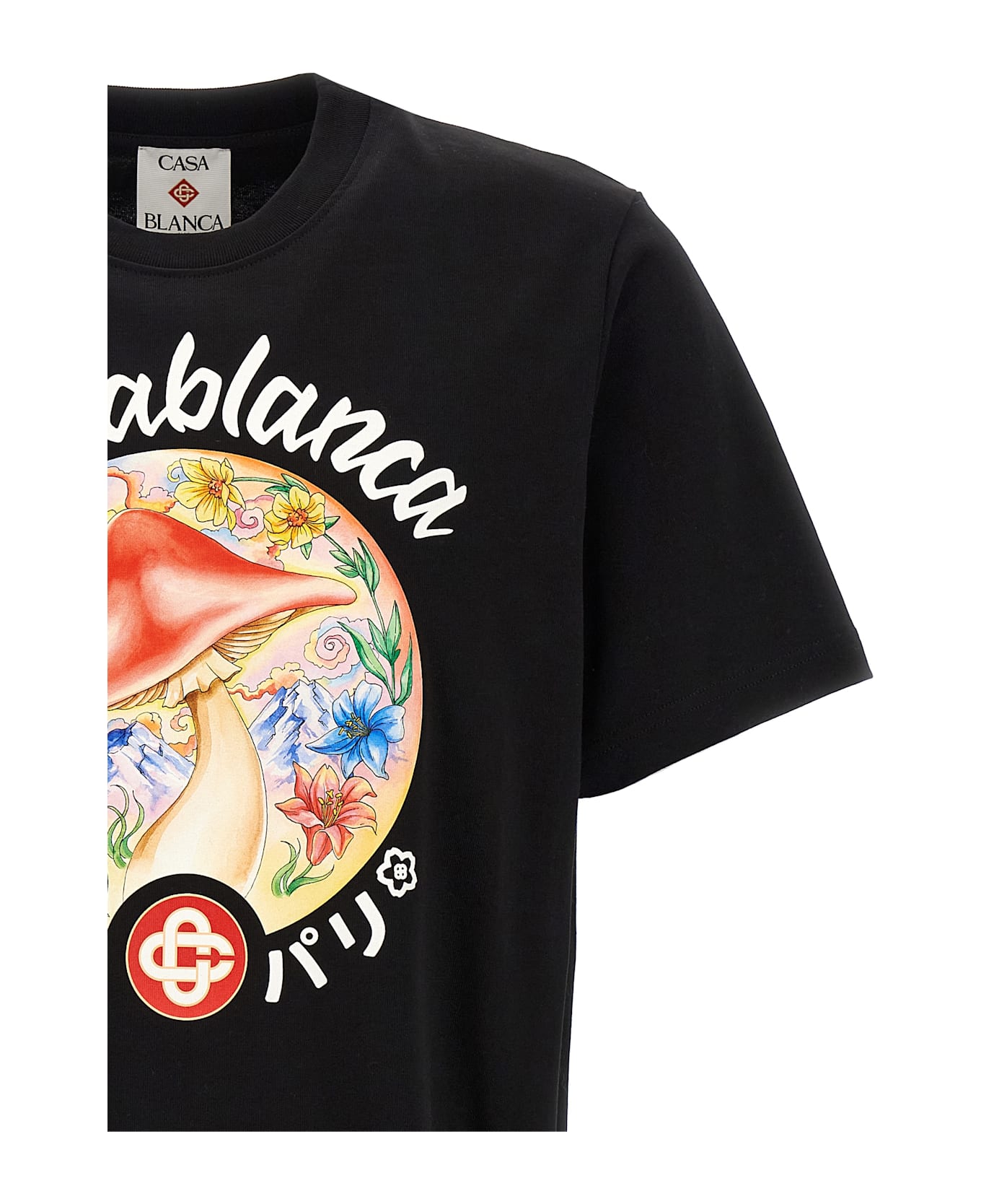 Casablanca 
mushroom Emblem
 T-shirt - Multicolor