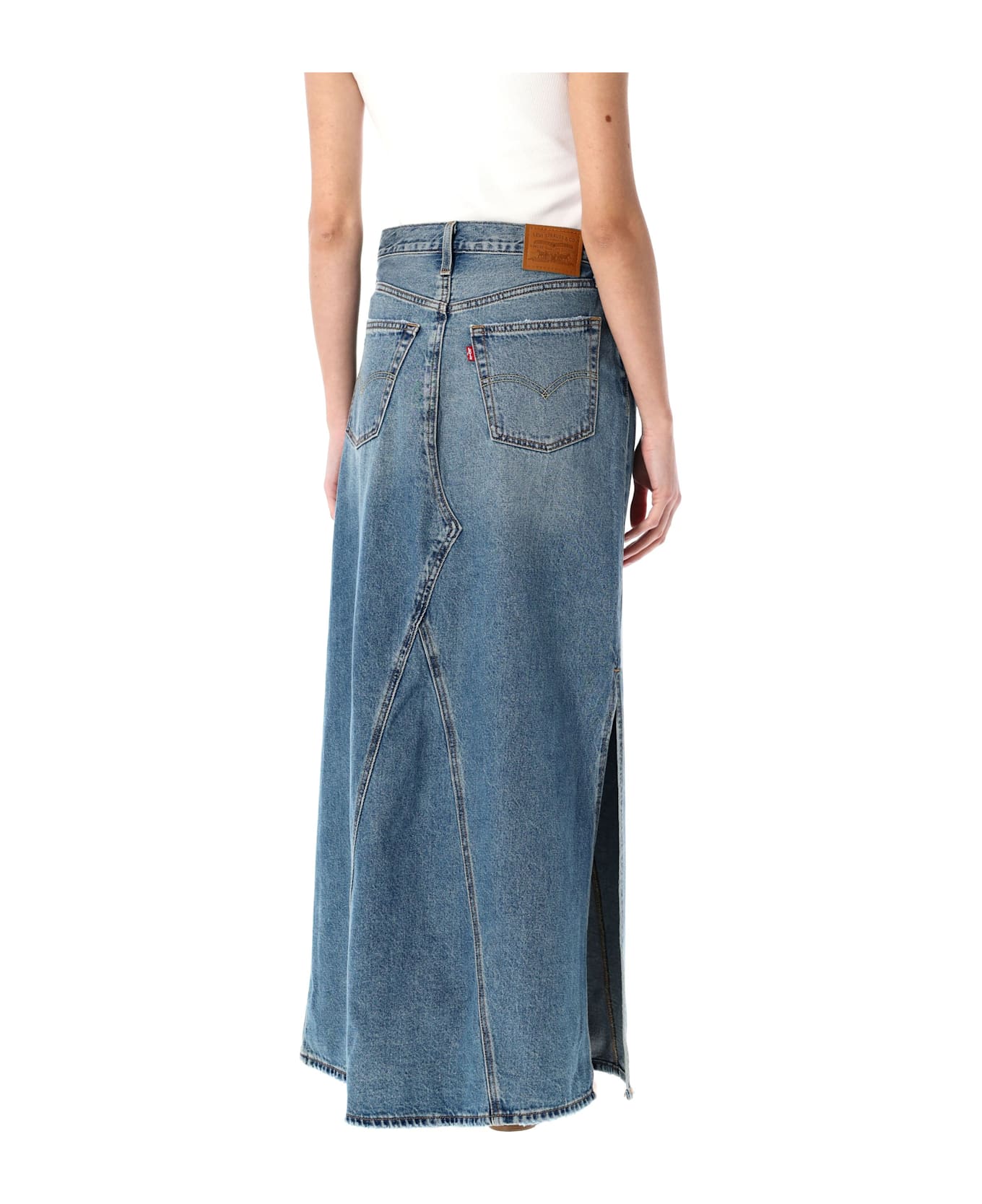 Levi
s Iconic Long Skirt - VERIFIED VINTAGE BLUEE
