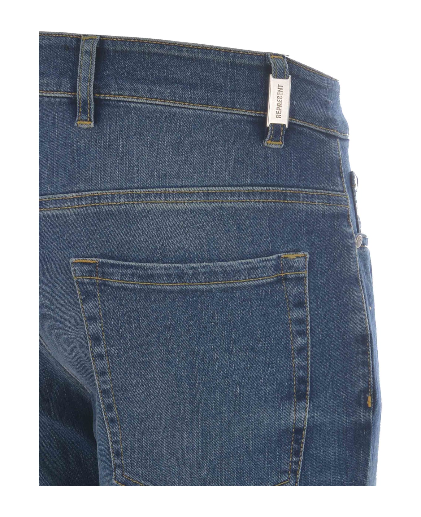 REPRESENT Jeans Represent "destroyed" In Denim Stretch - Denim