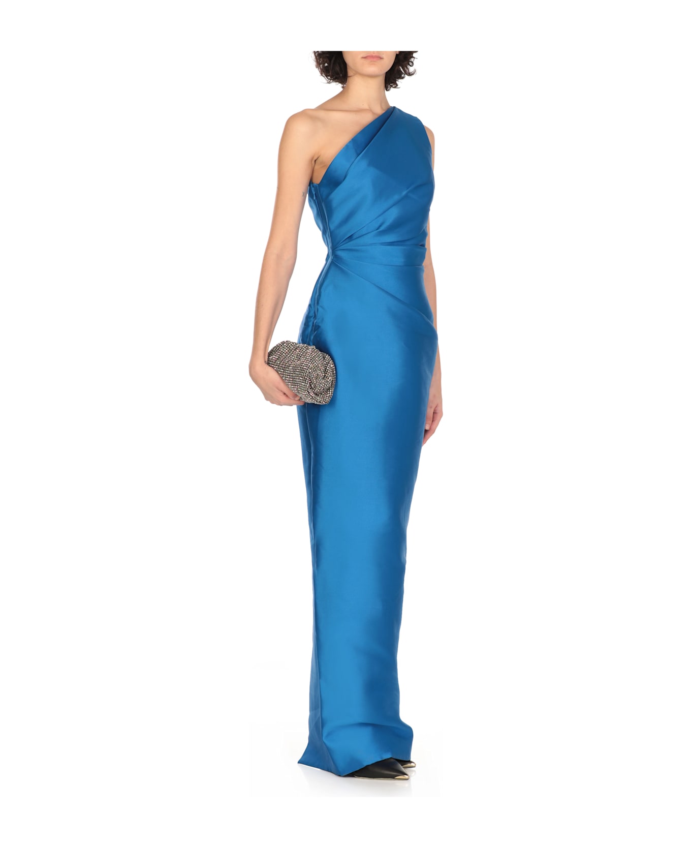 Solace London Kira Maxi Dress - Blue