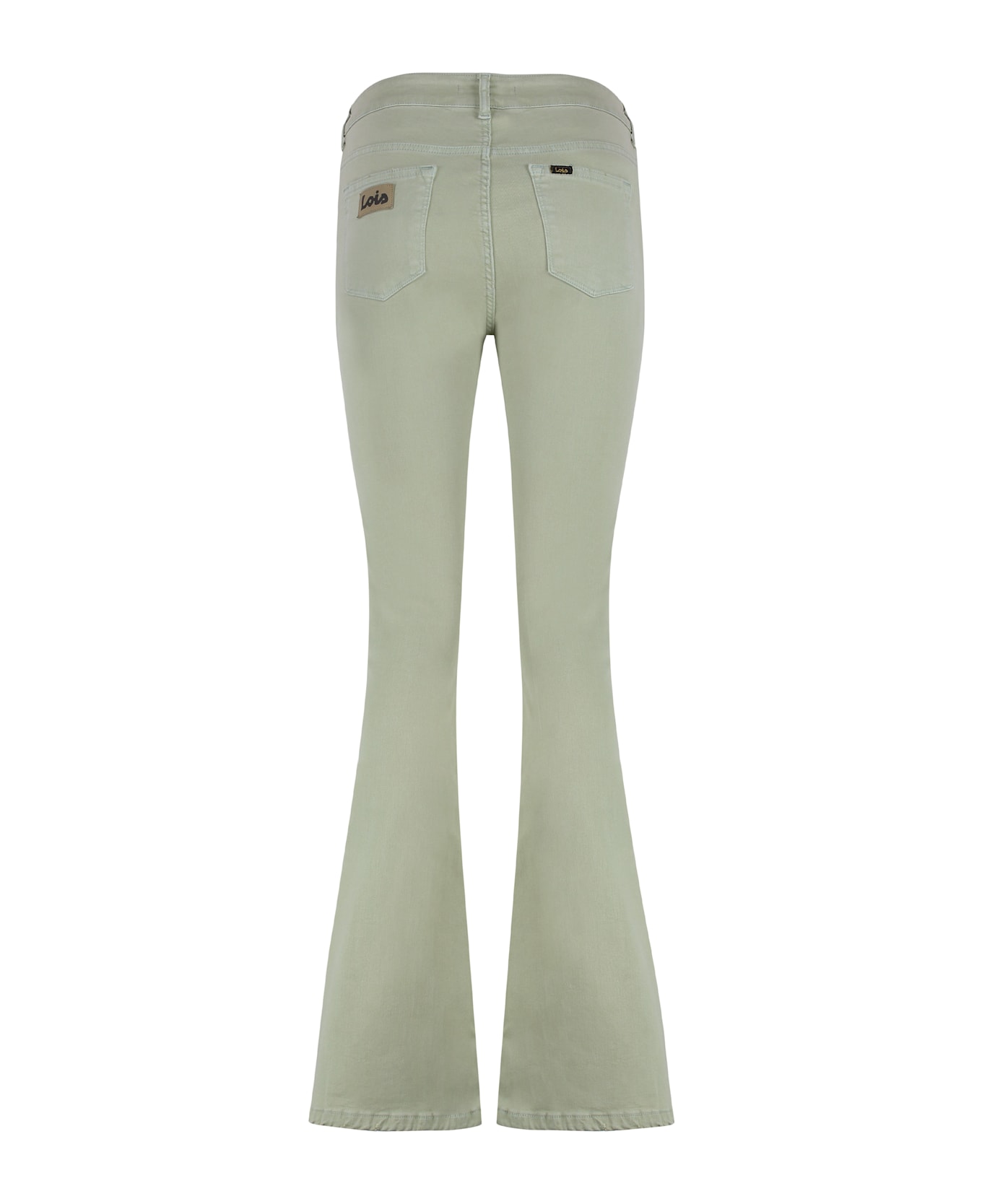 Lois Raval High-rise Flared Jeans - green