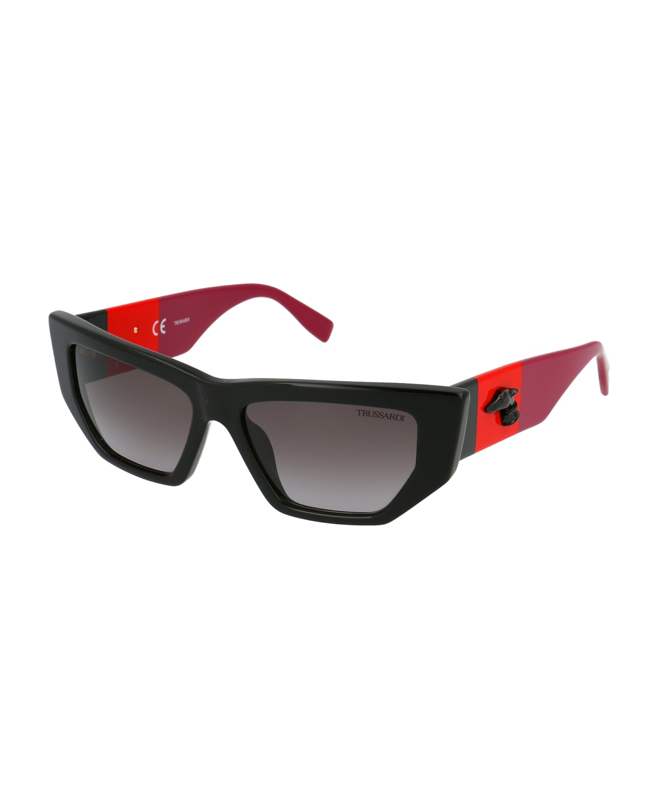 Trussardi Str377v Sunglasses - 0700 BLACK