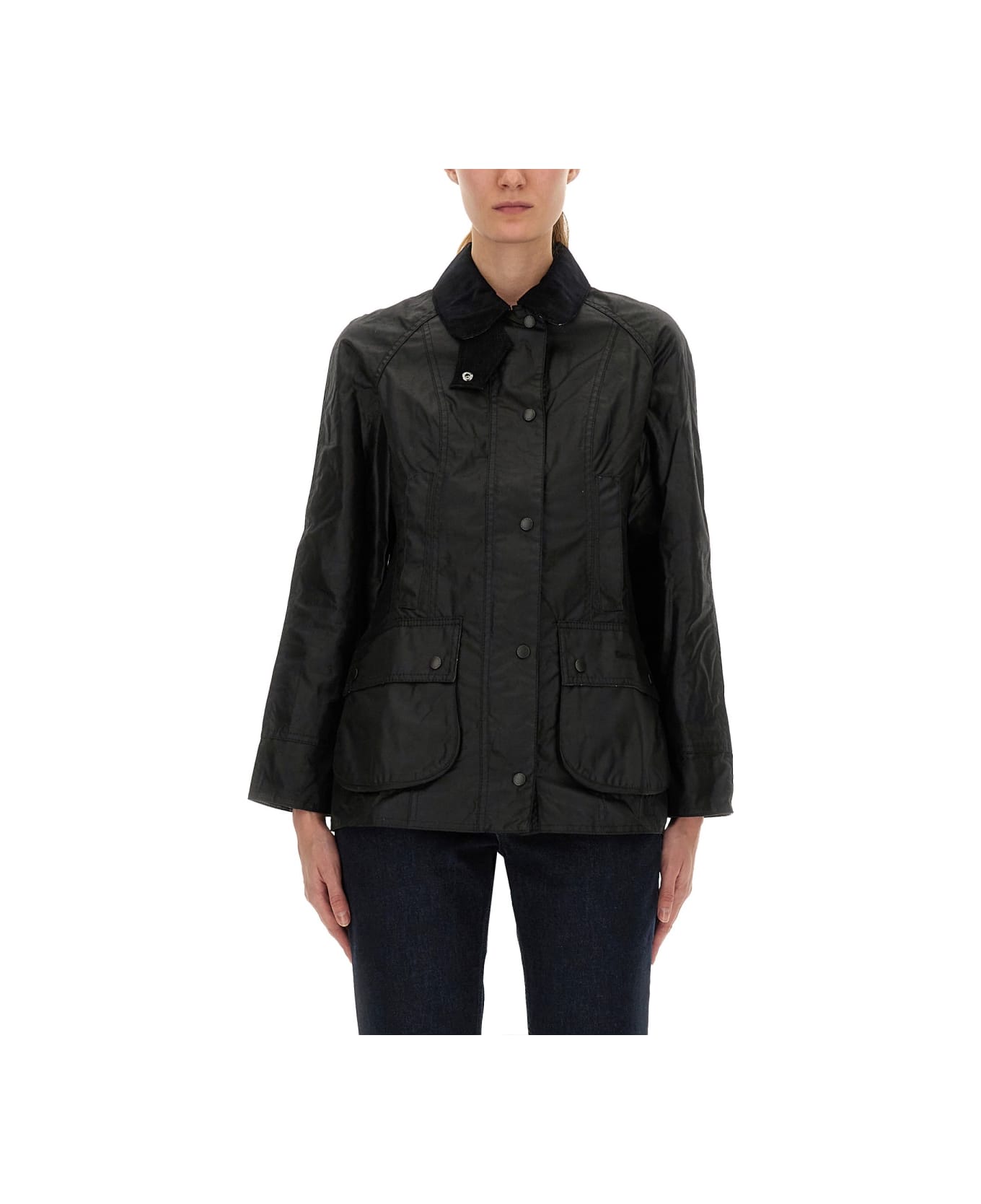 Barbour Waxed Jacket "beandell" - BLACK