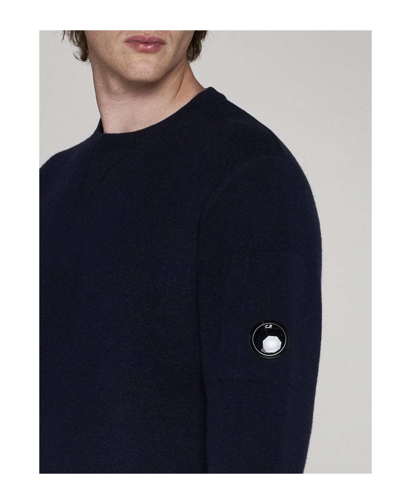 C.P. Company Lambswool Sweater - Total eclipse