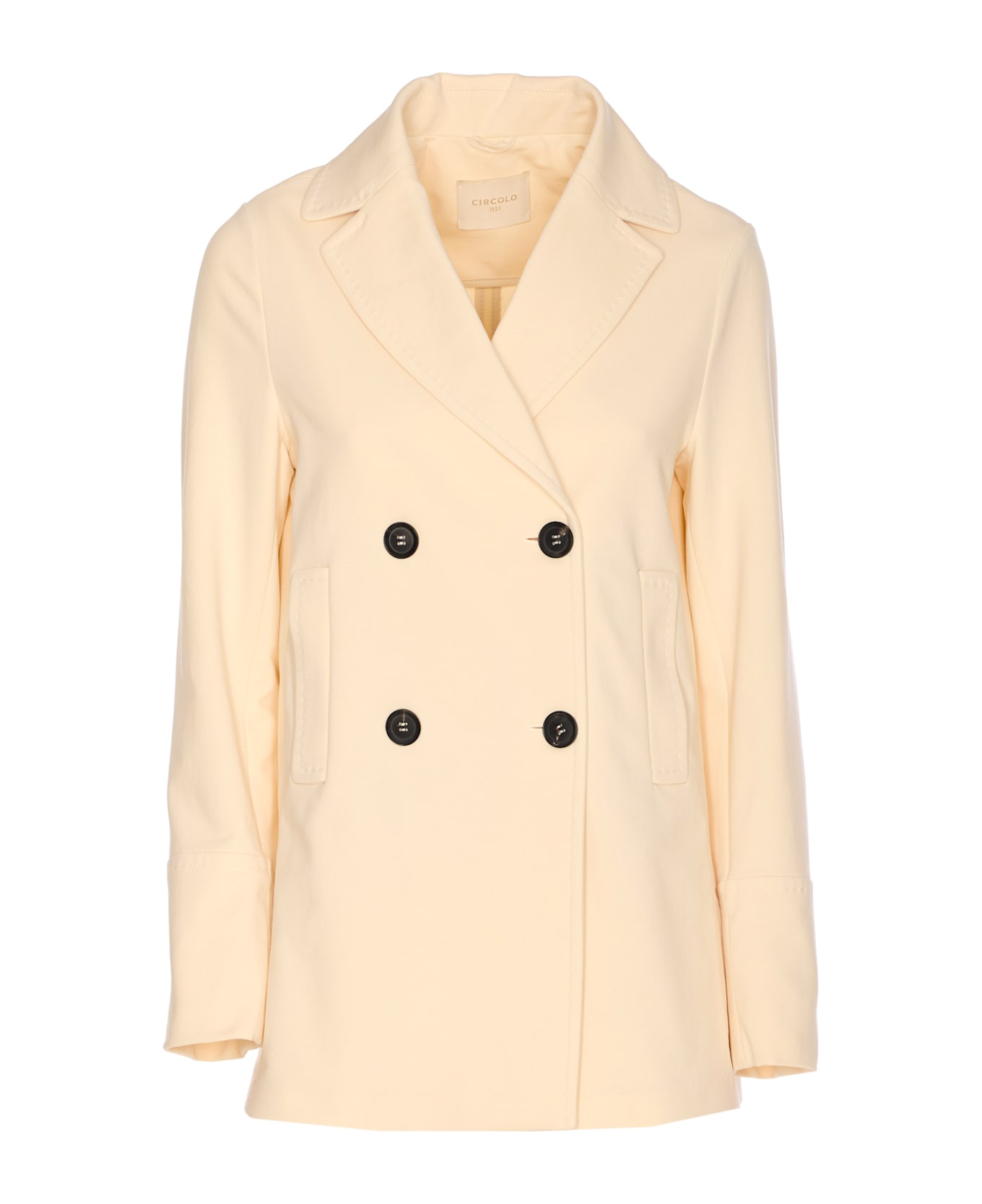 Circolo 1901 Double Breasted Jacket - Beige