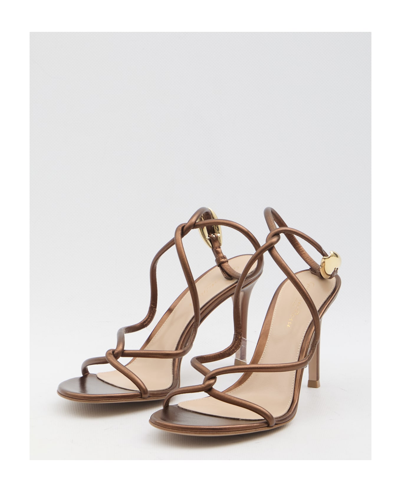 Gianvito Rossi Black Mamba 85 Sandals - Marrone