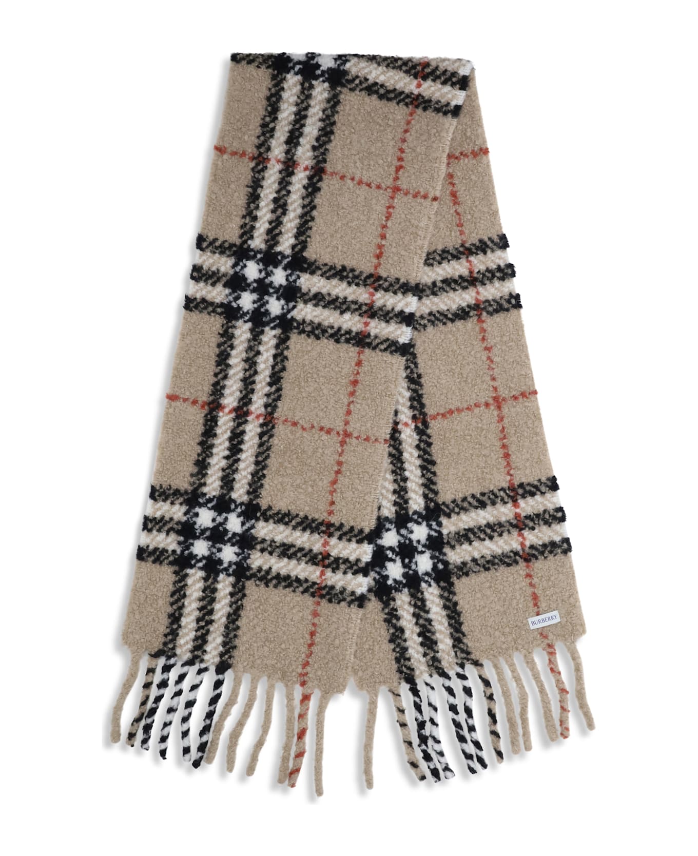 Burberry Scarf From A Warm Alpaca-wool Blend Bouclé