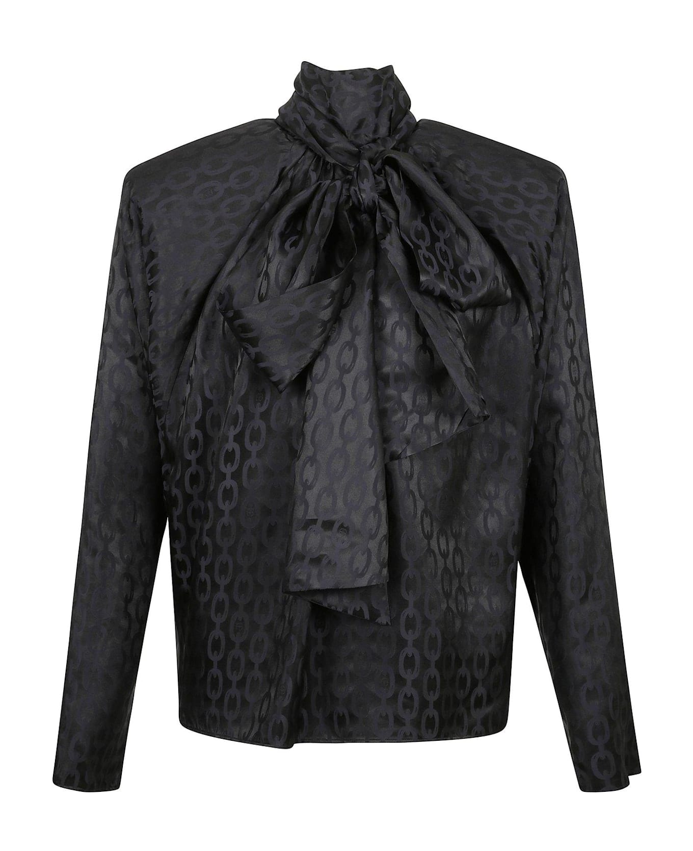 Anine Bing Rachel High Neck Blouse - Nero