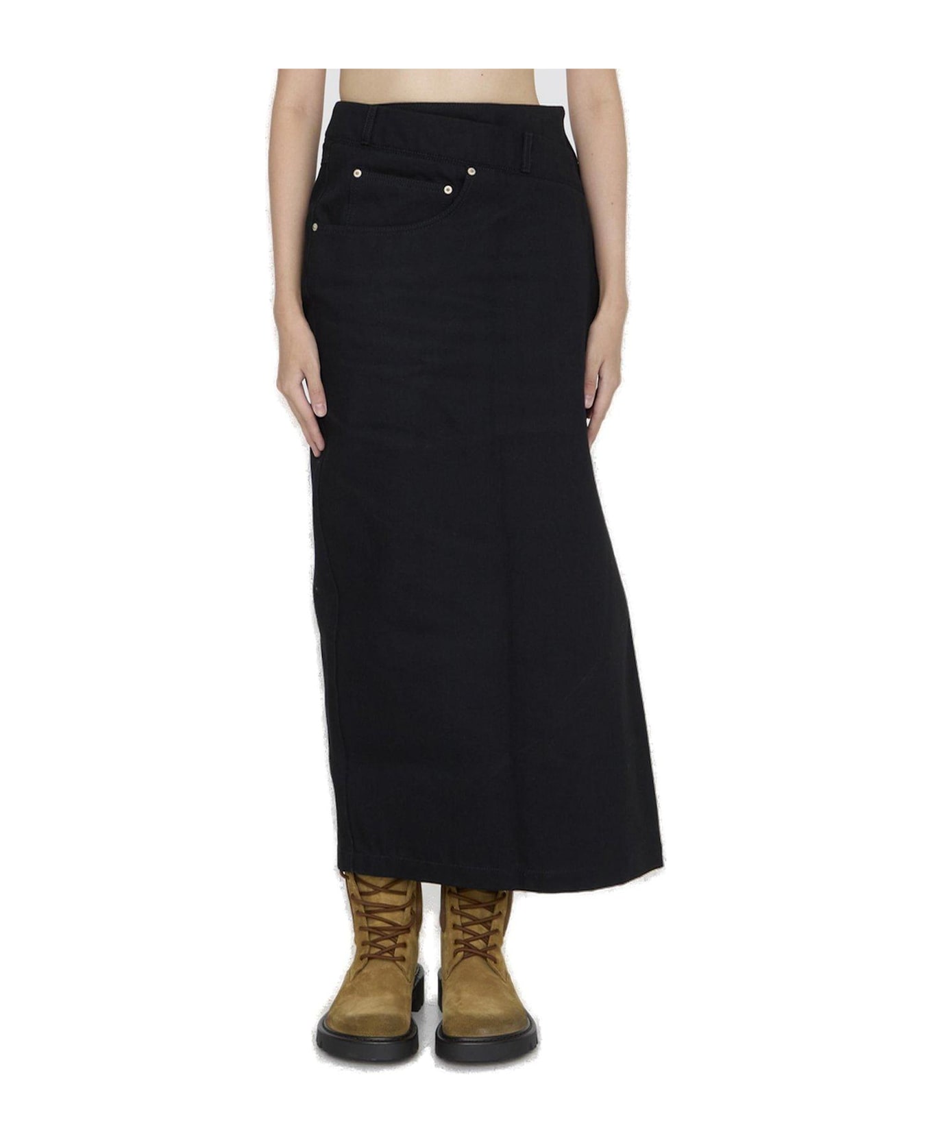 【LOEWE】 Deconstructed denim midi skirt Loewe | Deconstructed Denim Midi Skirt – Kirna Zabête