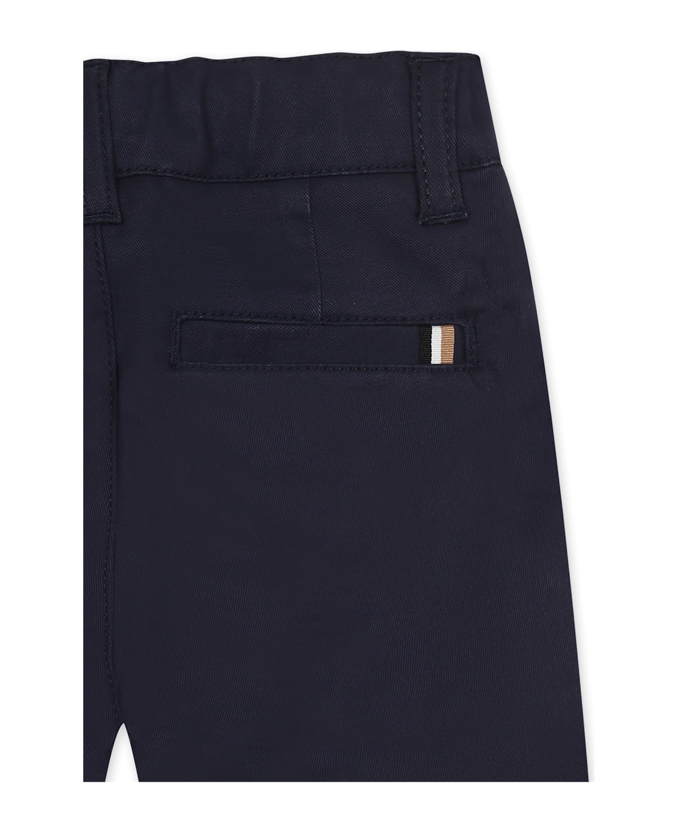 Hugo Boss Blue Trousers For Baby Boy - Blue