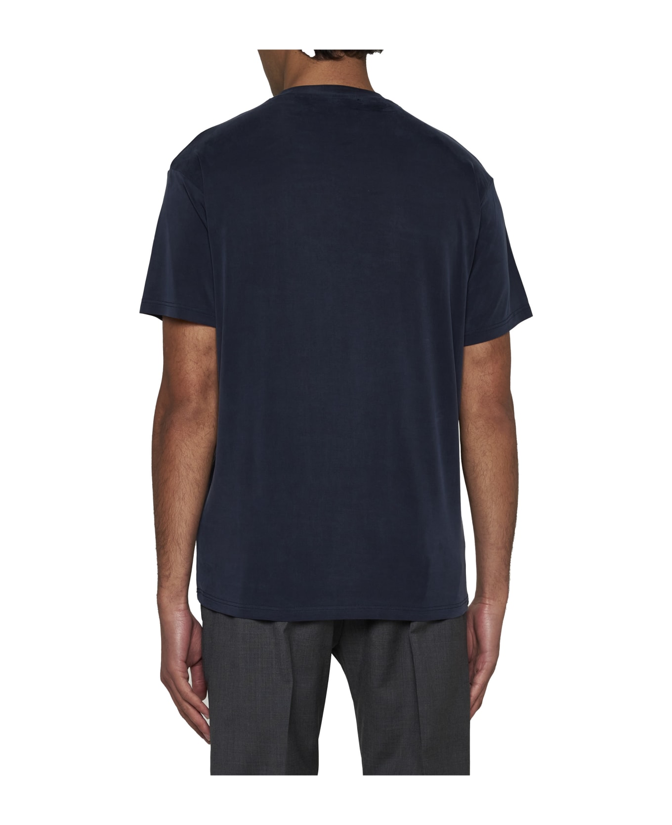 Low Brand T-Shirt - Blue シャツ