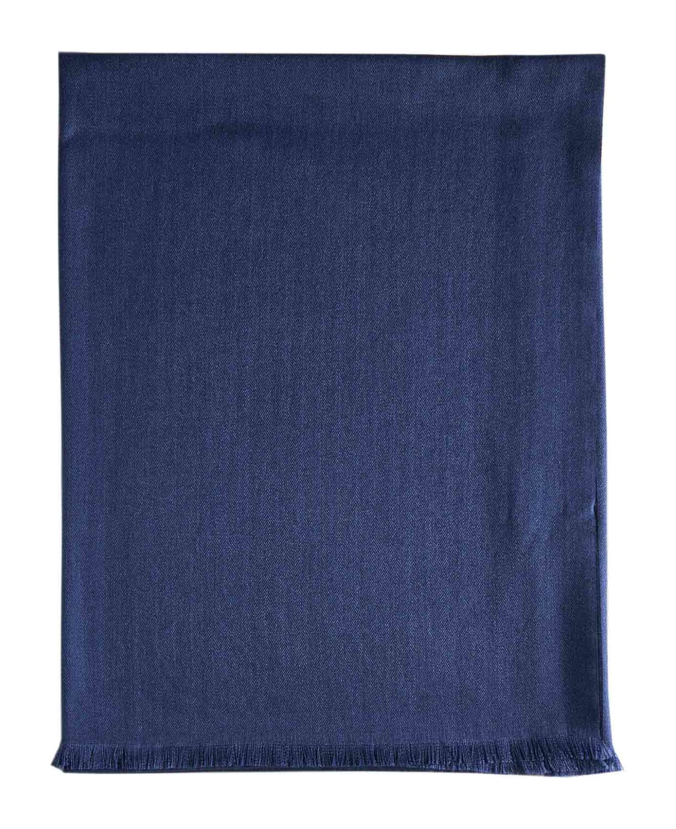 Caruso Scarf - Mid blue スカーフ