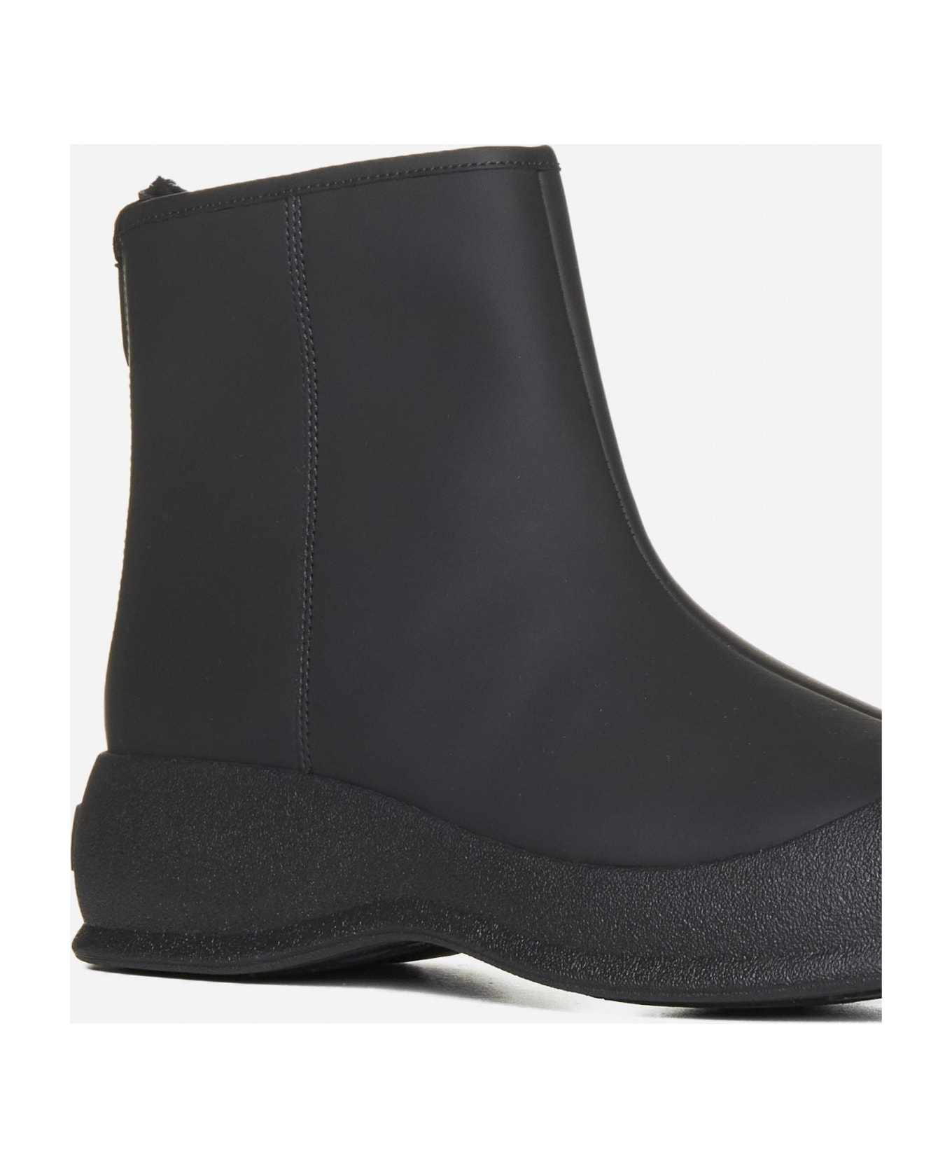 Bally Carsey Coated Leather Ankle Boots - Black ブーツ