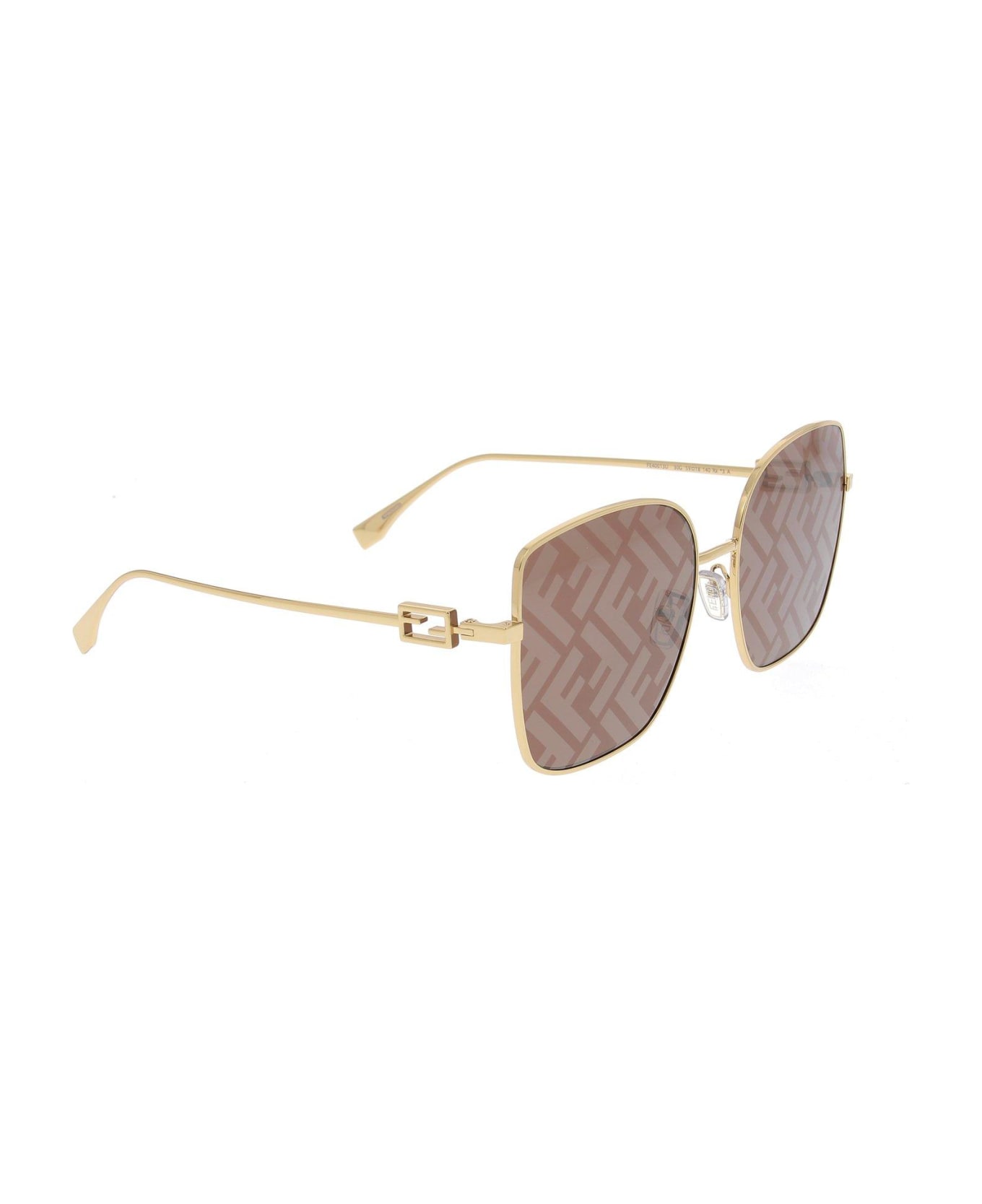 Fendi Eyewear Oversized Frame Sunglasses - 30g
