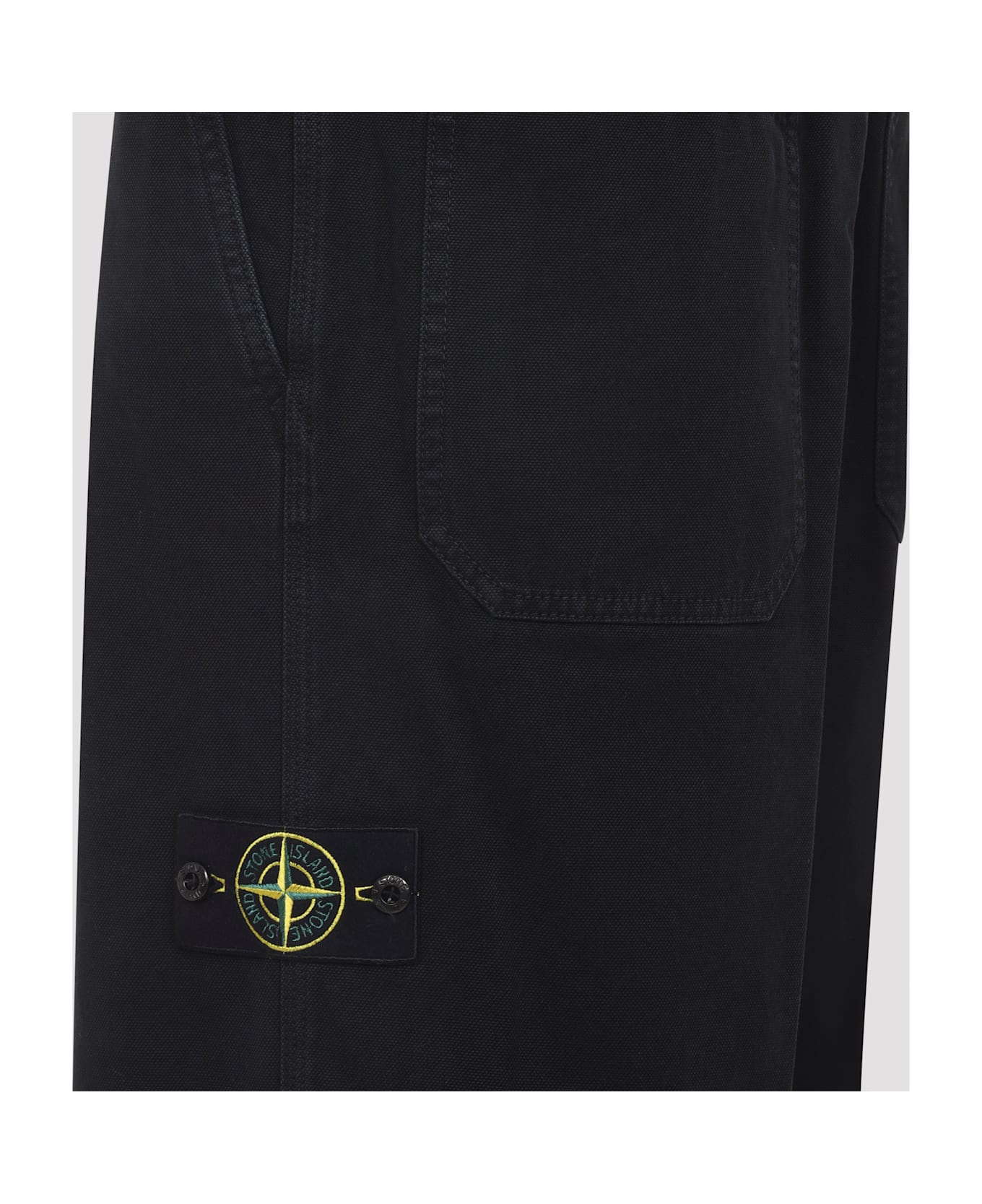 Stone Island Loose Pants - BLACK ボトムス