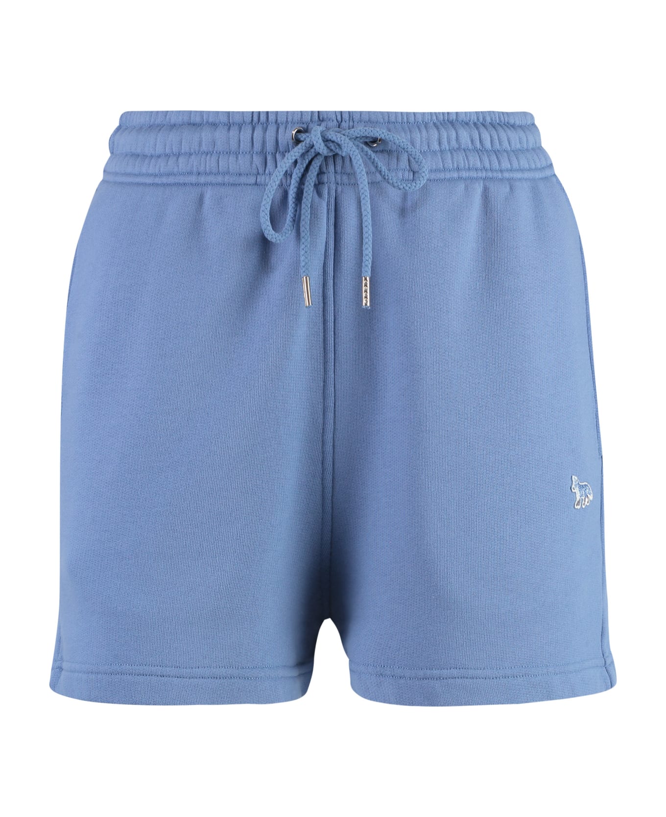 Maison Kitsuné Cotton Shorts - Light Blue