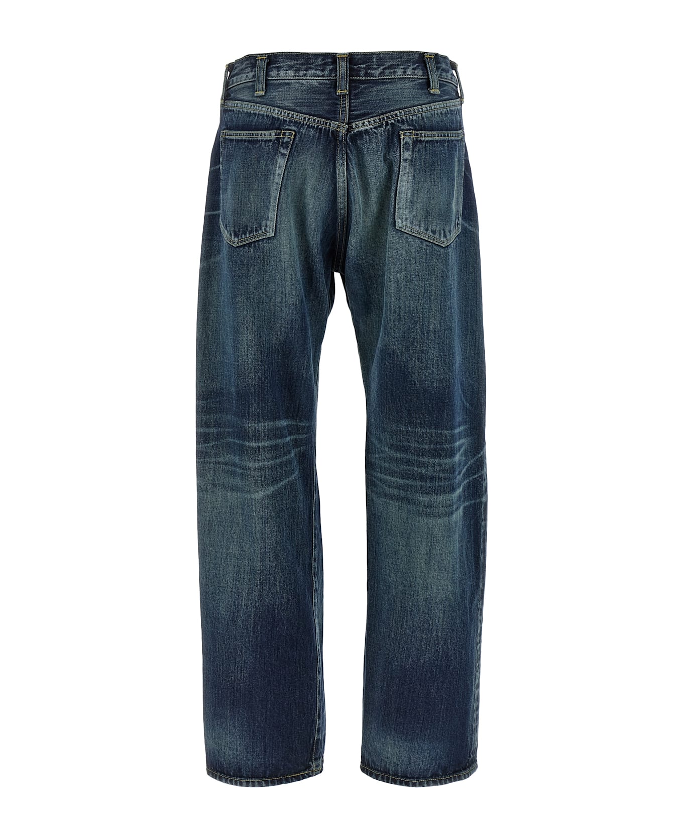 Junya Watanabe Stonewashed Jeans - Blue
