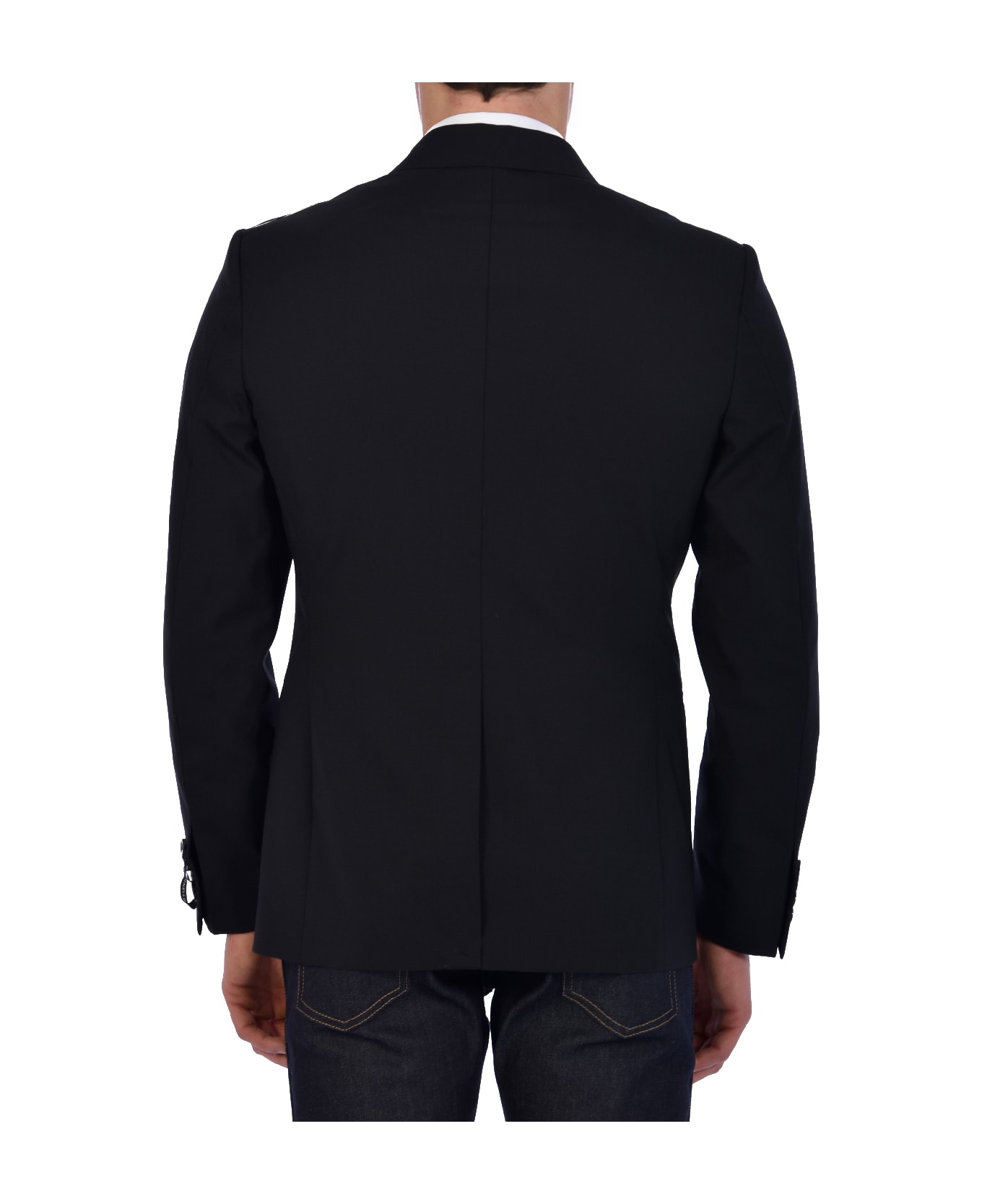 Tonello Black Wool Jacket - BLACK ジャケット