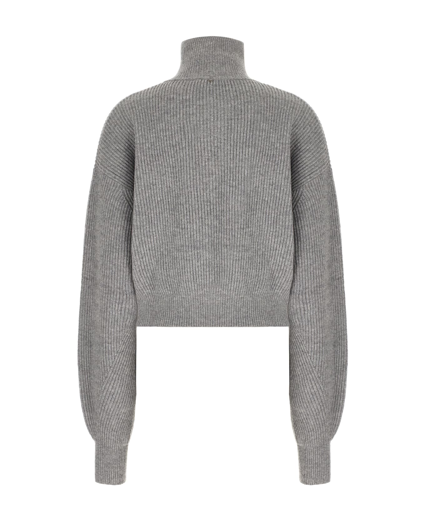 SportMax Grey Wool And Cashmere Cardigan - Grigio